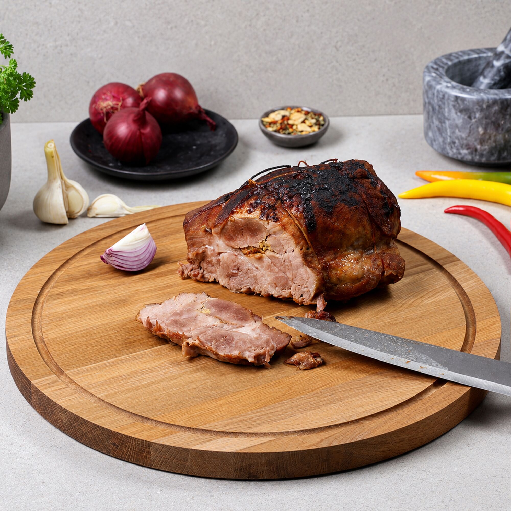 (3 pieces) Cutting board - 400x400x20mm