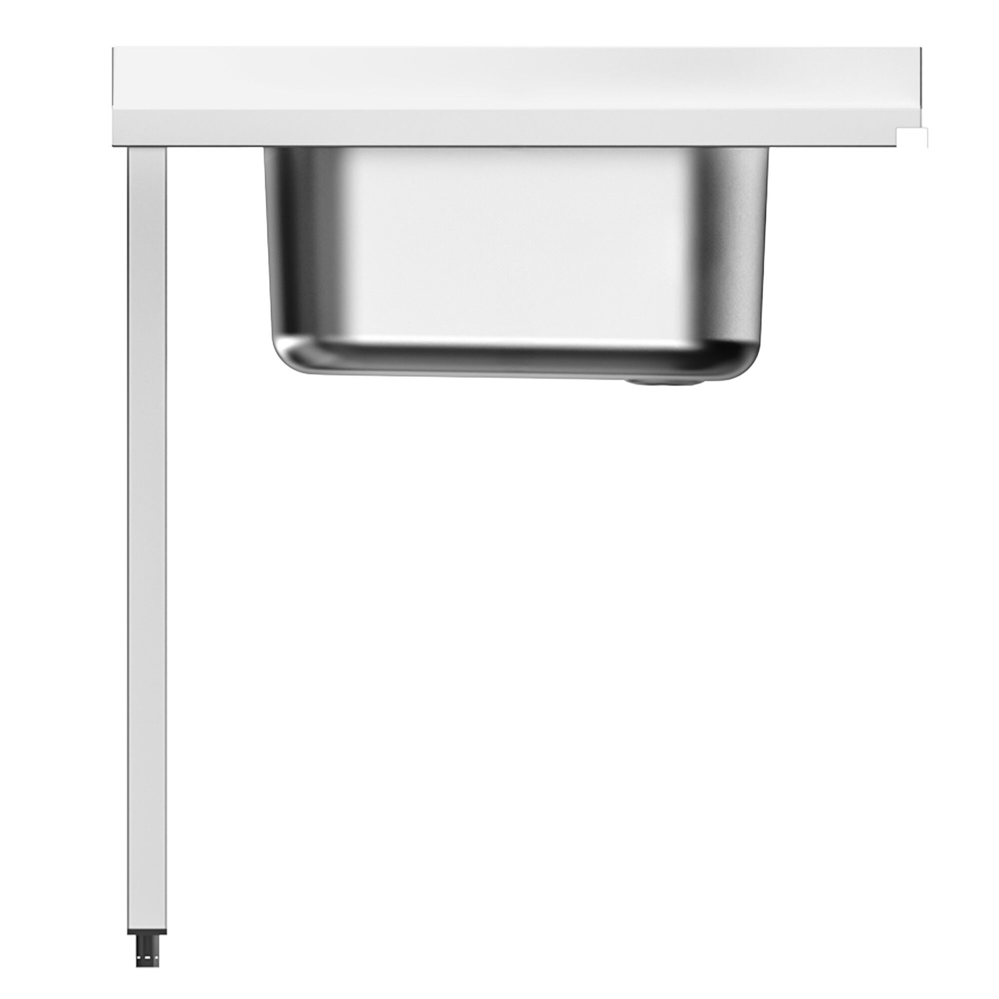 Table d’entrée pour lave-vaisselle - 800mm - Montage à gauche - avec 1 bac - pour DSHI1080WD