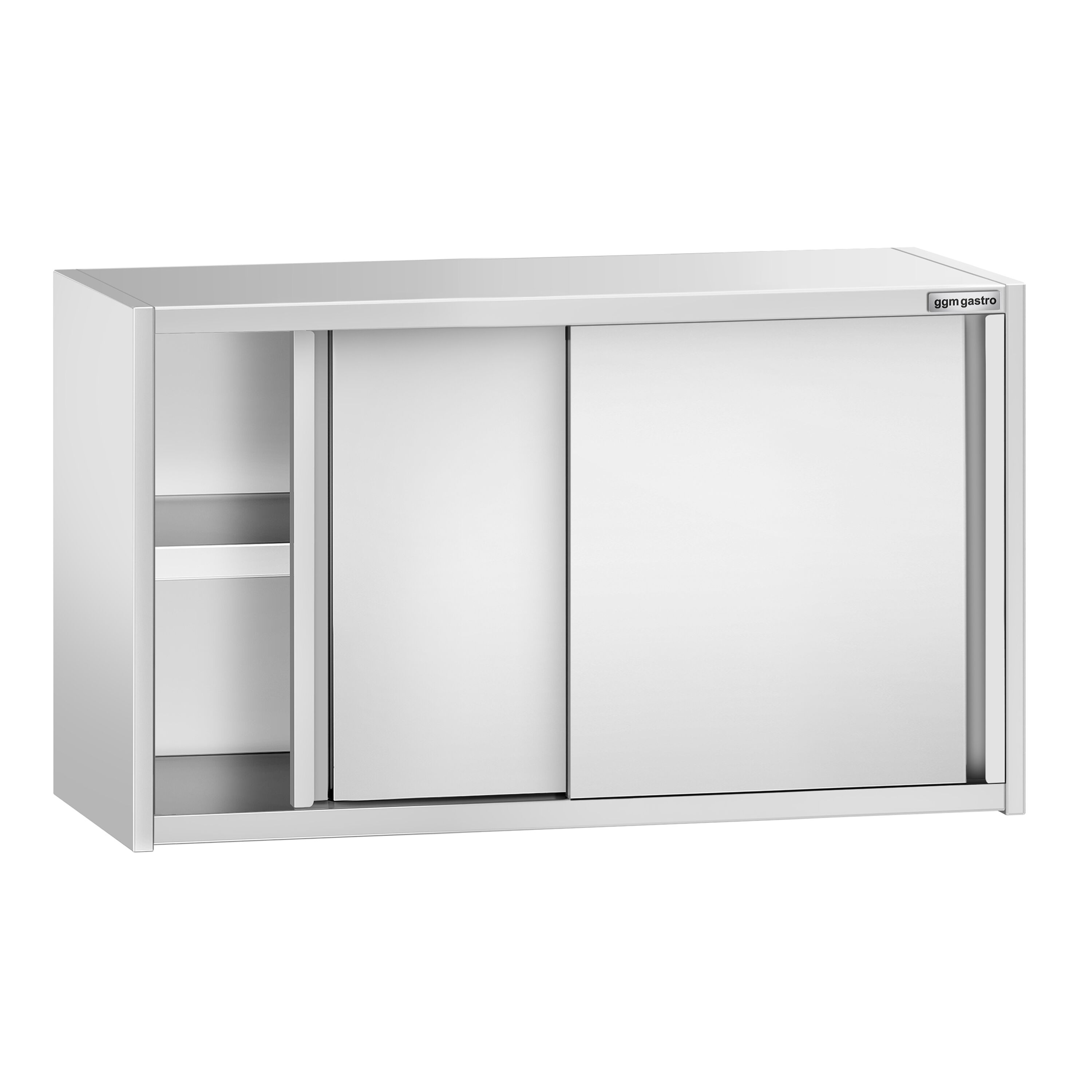 Armoire murale en acier inoxydable PREMIUM - 1000x400mm - avec portes coulissantes - 650mm de haut