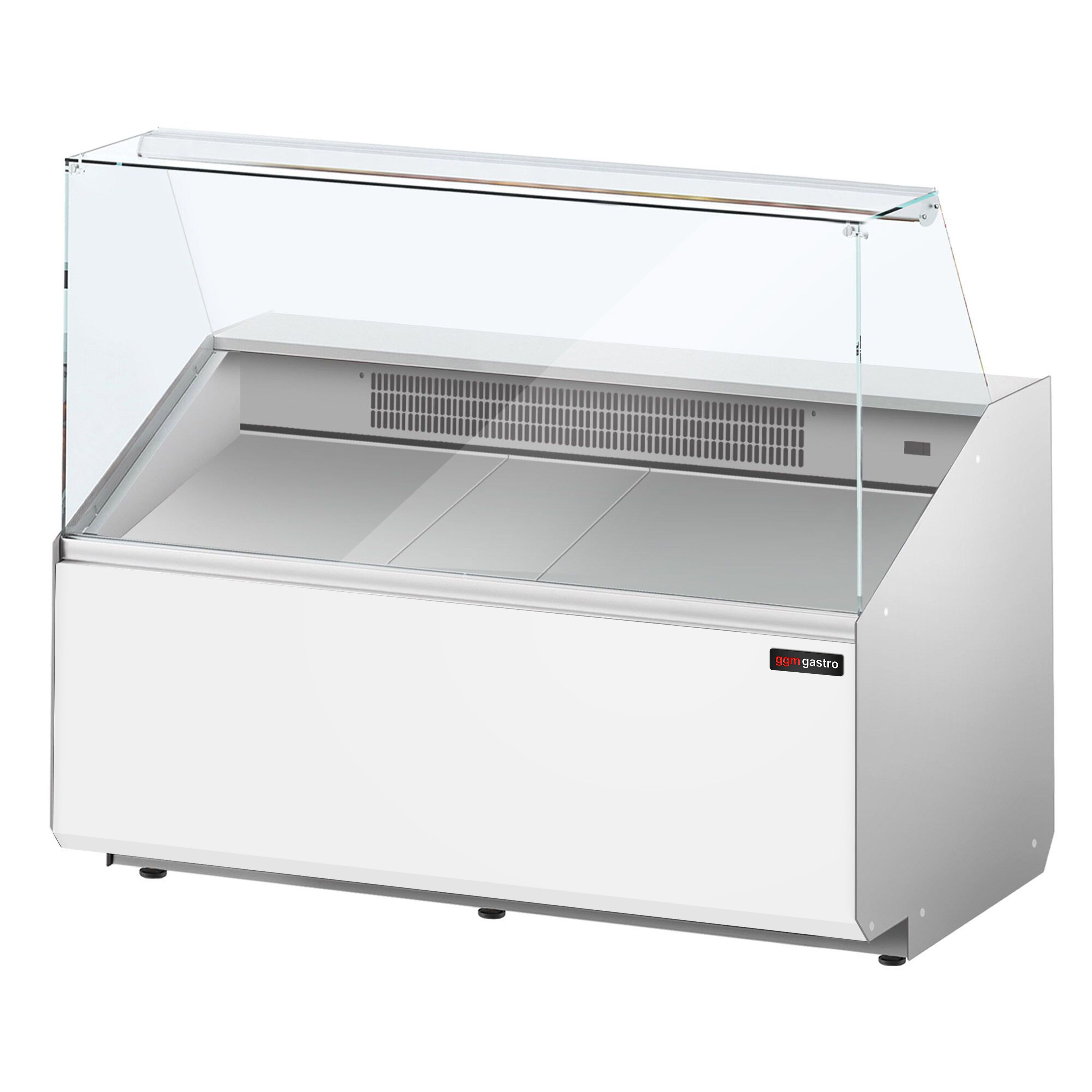 Serve Over Counter - 1256mm - front panel white - capacity 262 litres