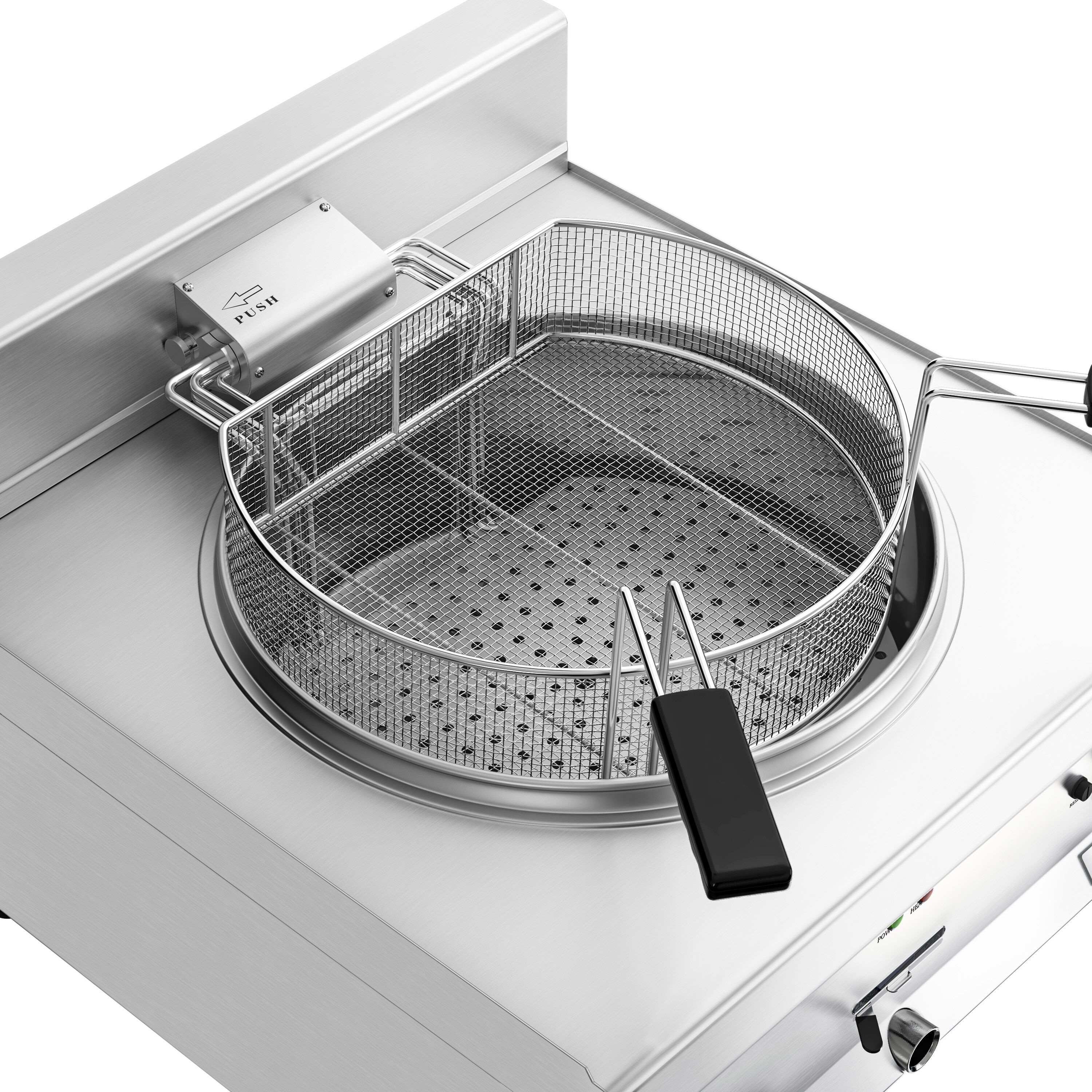 Friteuse de poisson électrique professionnelle - 25L - 15kW