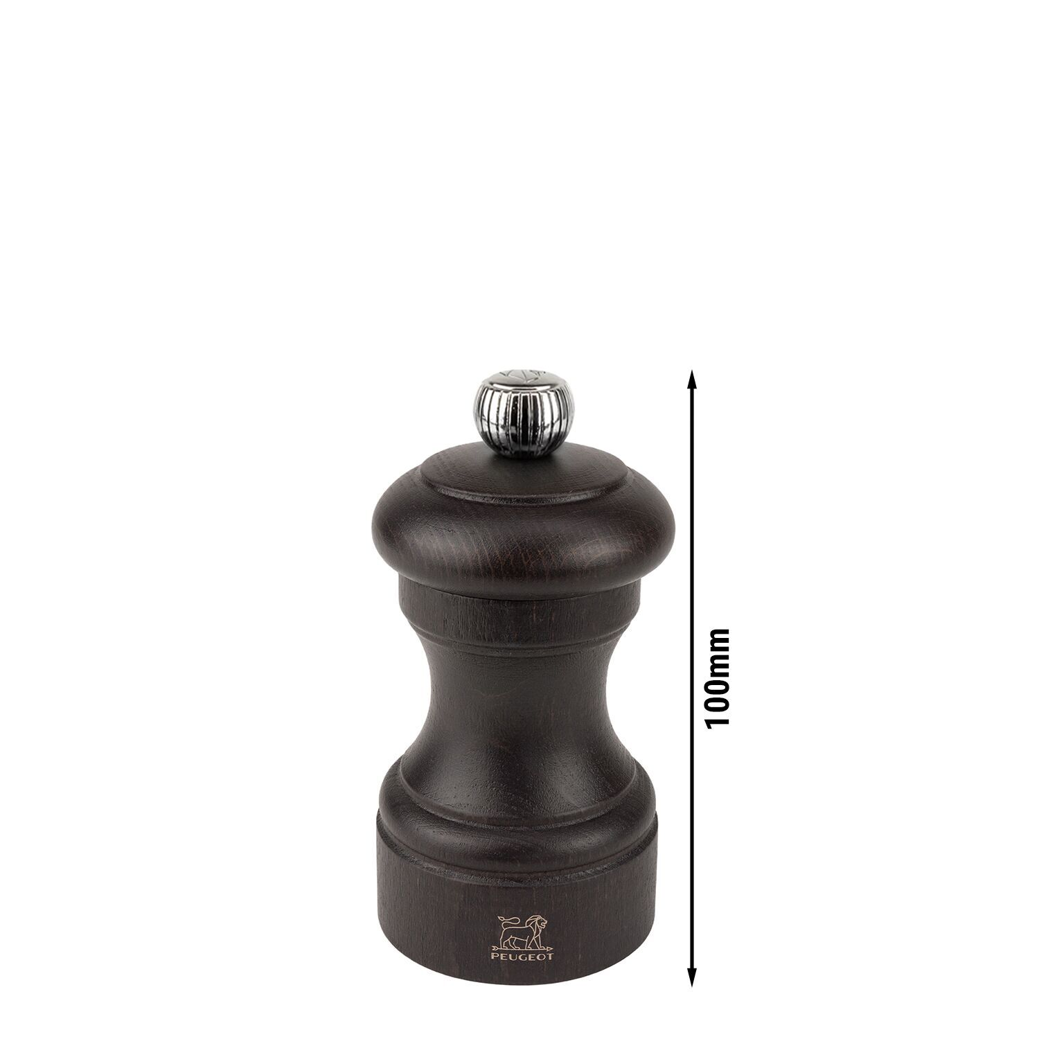 (6 pièces) PEUGEOT | BISTRO - Moulin à poivre - Bois - Chocolat - Hauteur : 100 mm