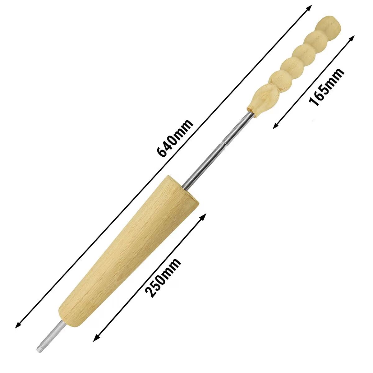 Machine à gâteau cheminée professionnelle - 3,5 kW - avec 16 Rouleaux de cuisson droits