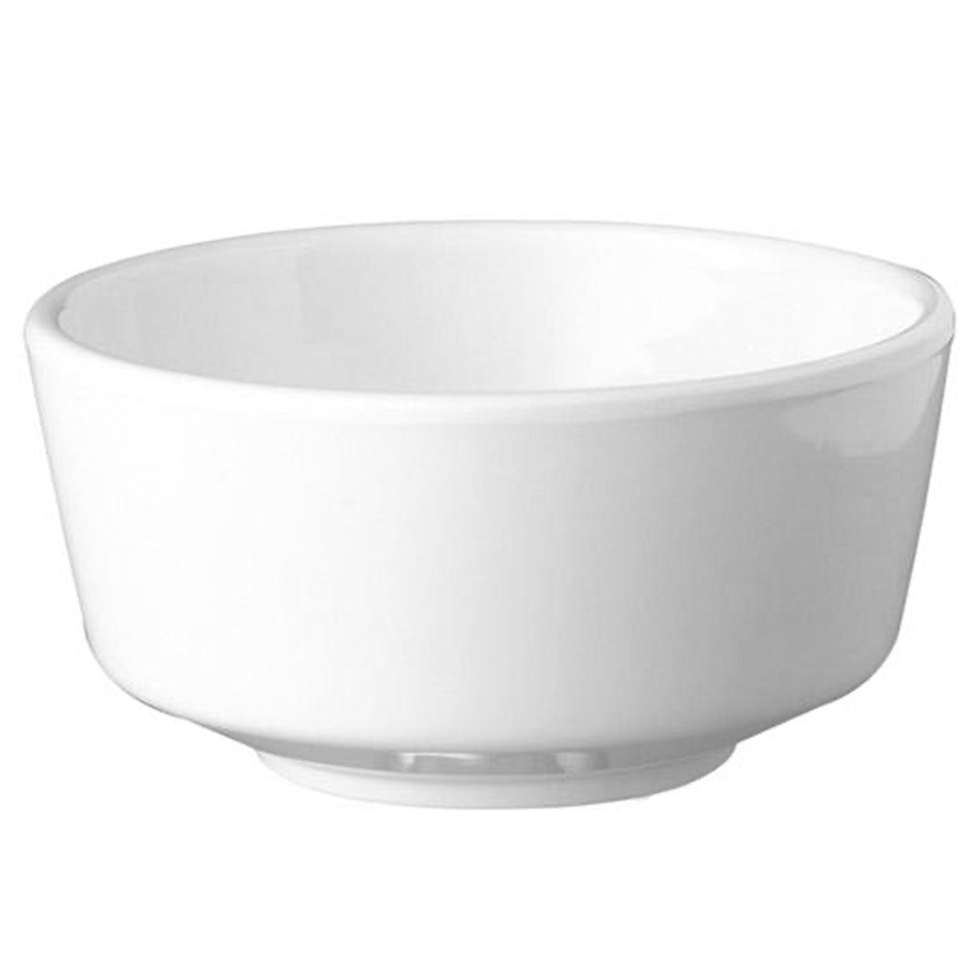 (6 pcs) Coupe - FLOAT - Mélamine - 0,45L - Ø 130mm - Profondeur : 65mm - Blanc