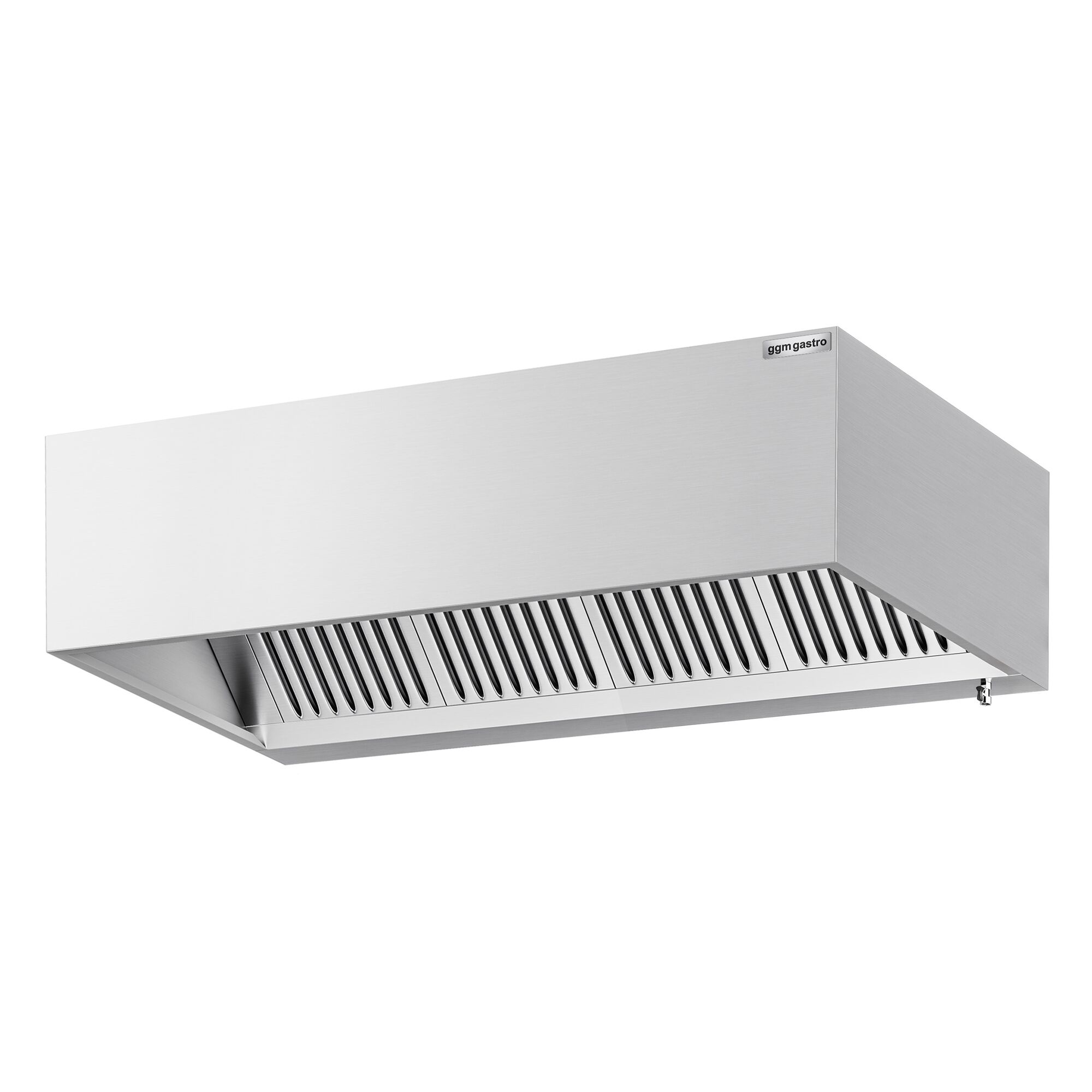 Induction box hood - 1800mm - with filter & light - without motor