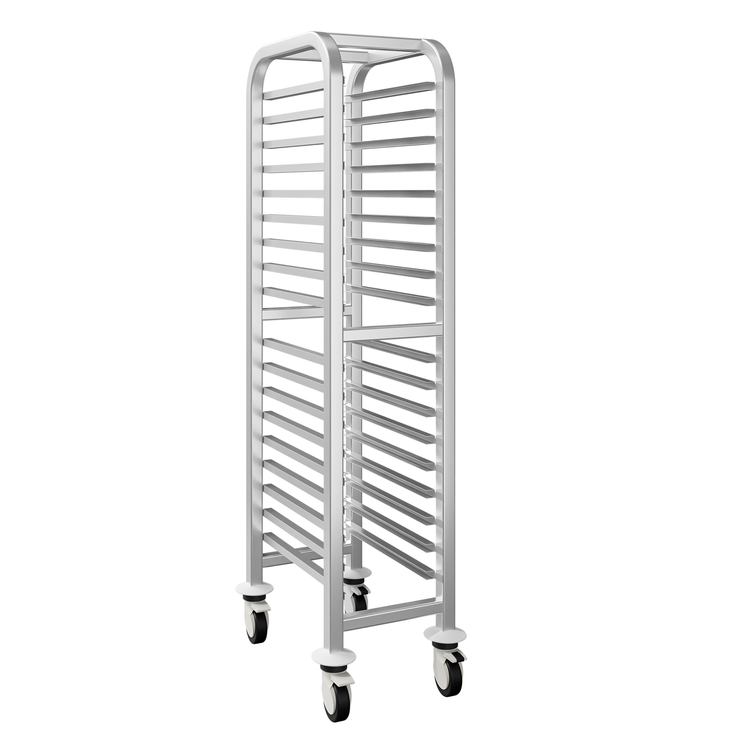 Tablettwagen - für 17 Tabletts GN 1/1 - mit leisen Rollen
