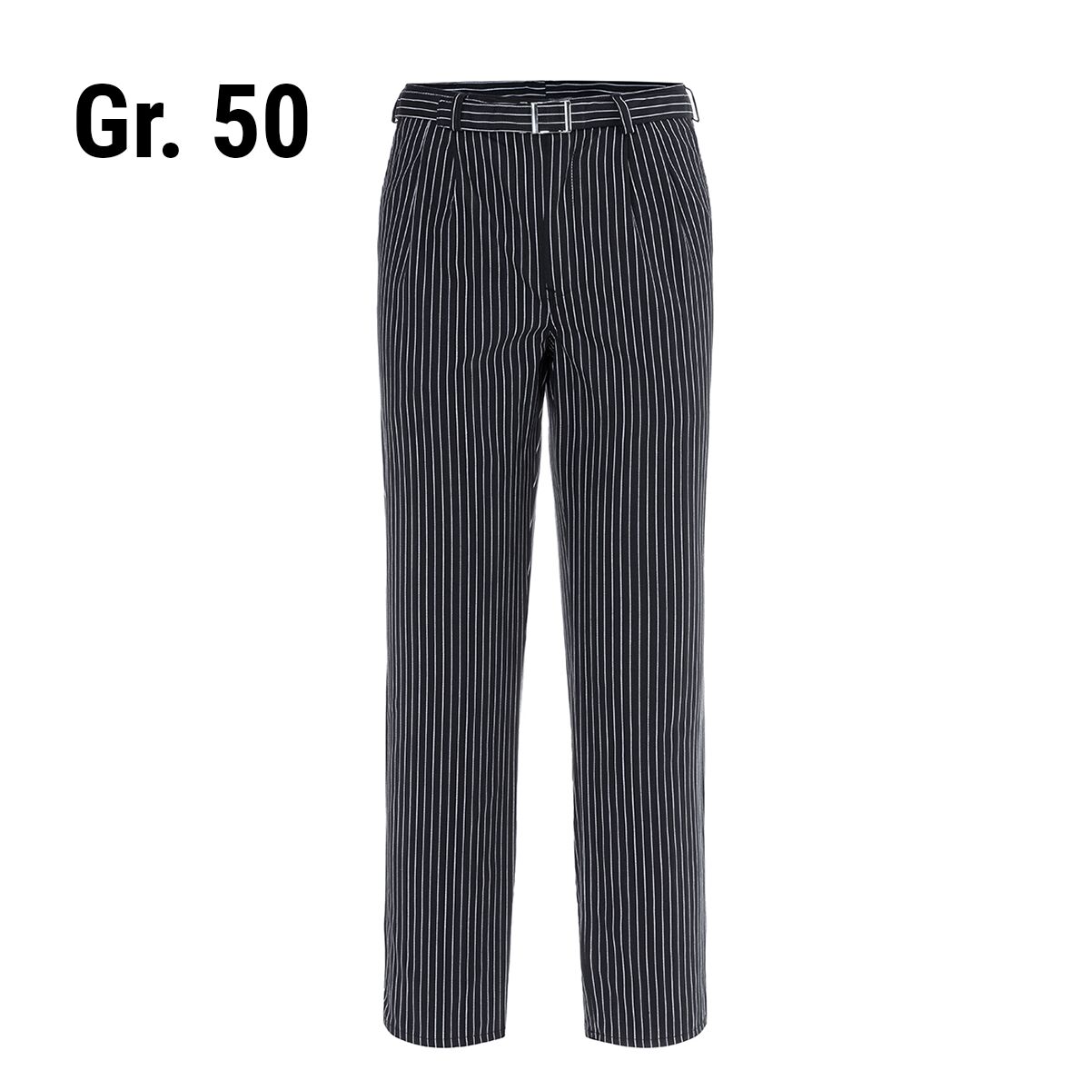 (6 pièces) KARLOWSKY | Pantalon de cuisine Jack - Noir - Taille : 50