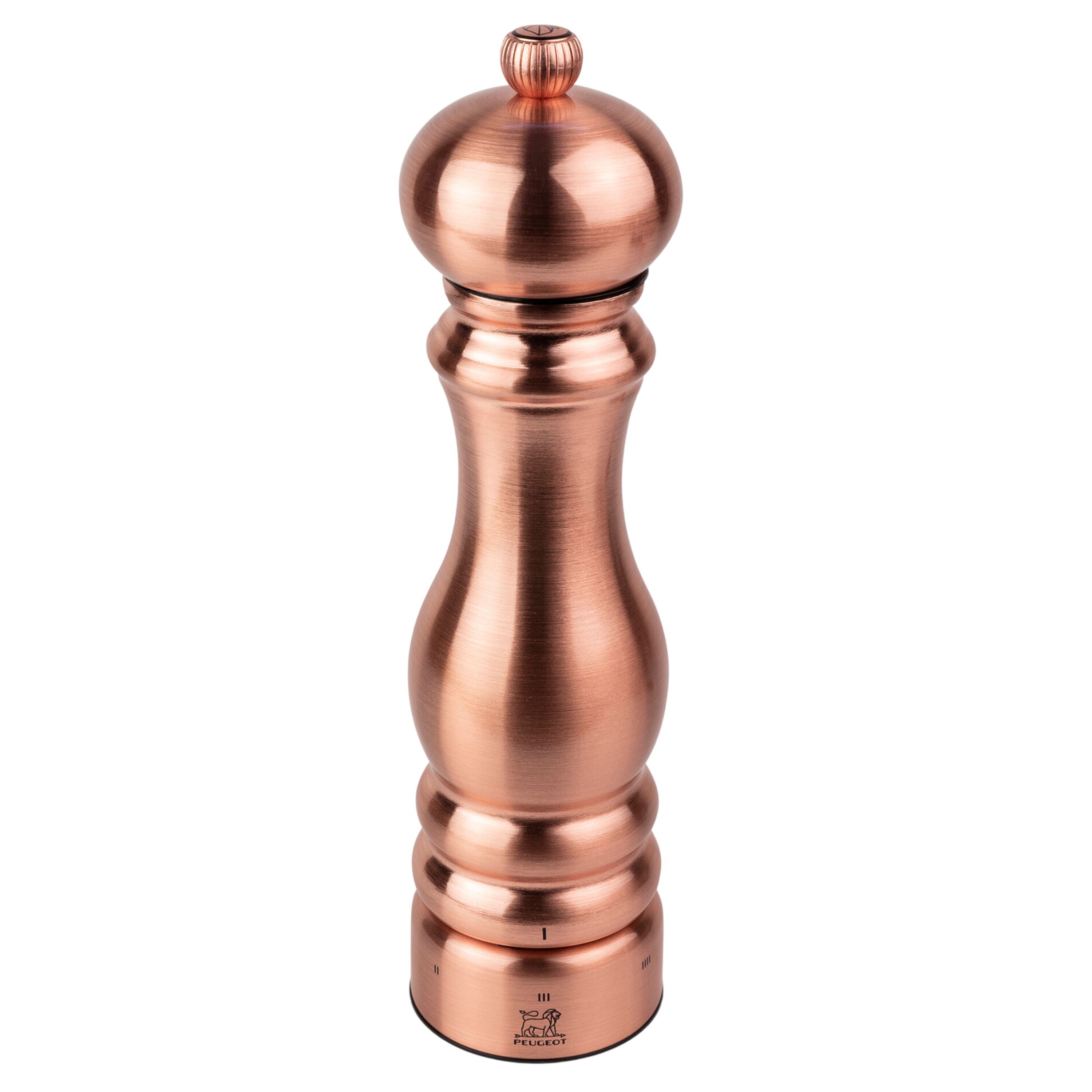 (6 pièces) PEUGEOT | PARIS CHEF – Moulin à poivre – u’Select – Cuivre – Hauteur : 220 mm