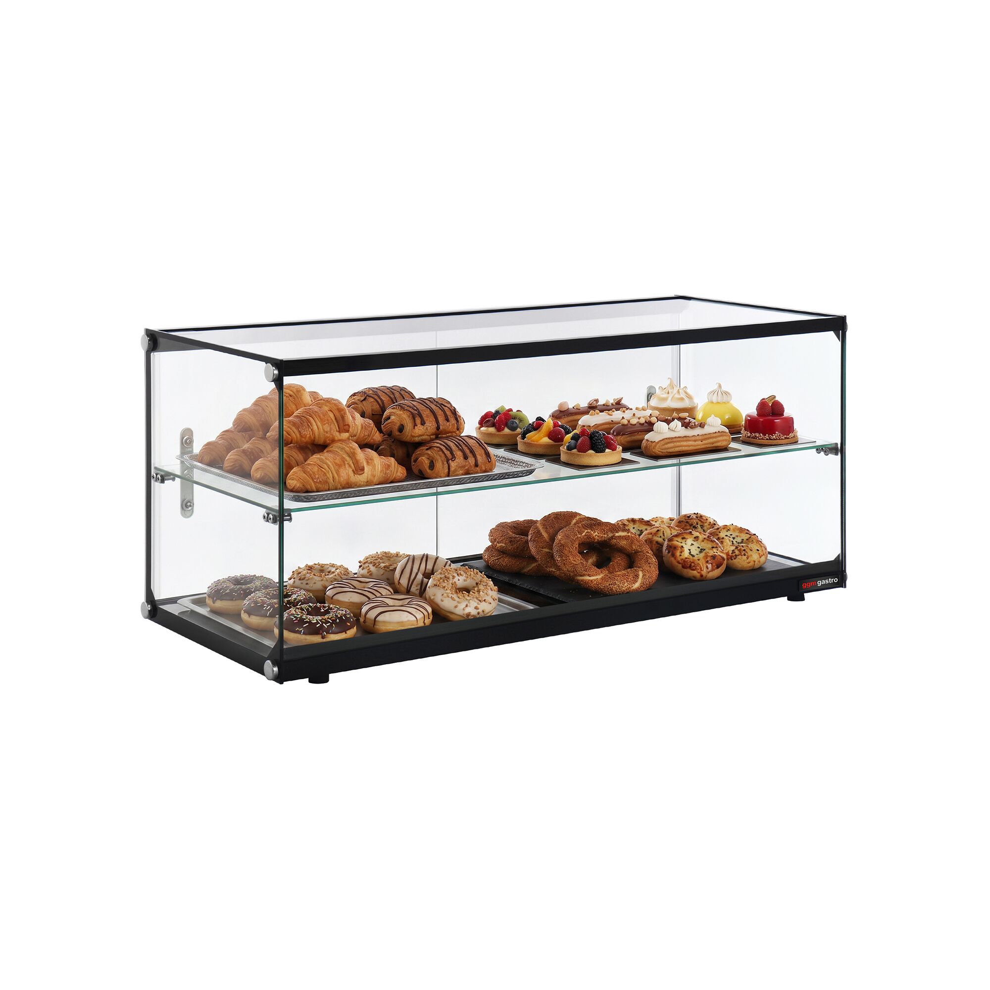 Vitrine de comptoir en verre trempé - 950x420mm