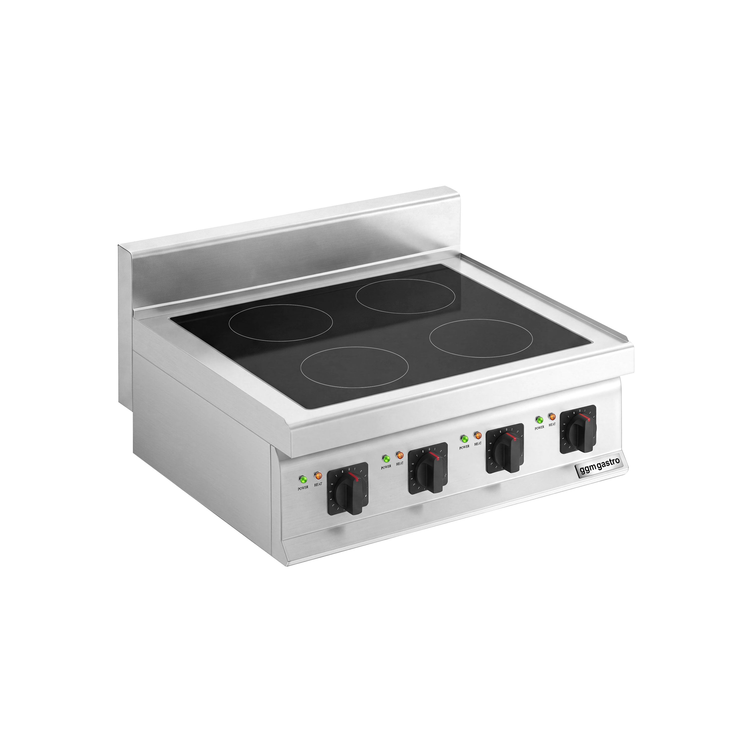 Cuisinière à induction - 14 kW - 4 plaques de cuisson