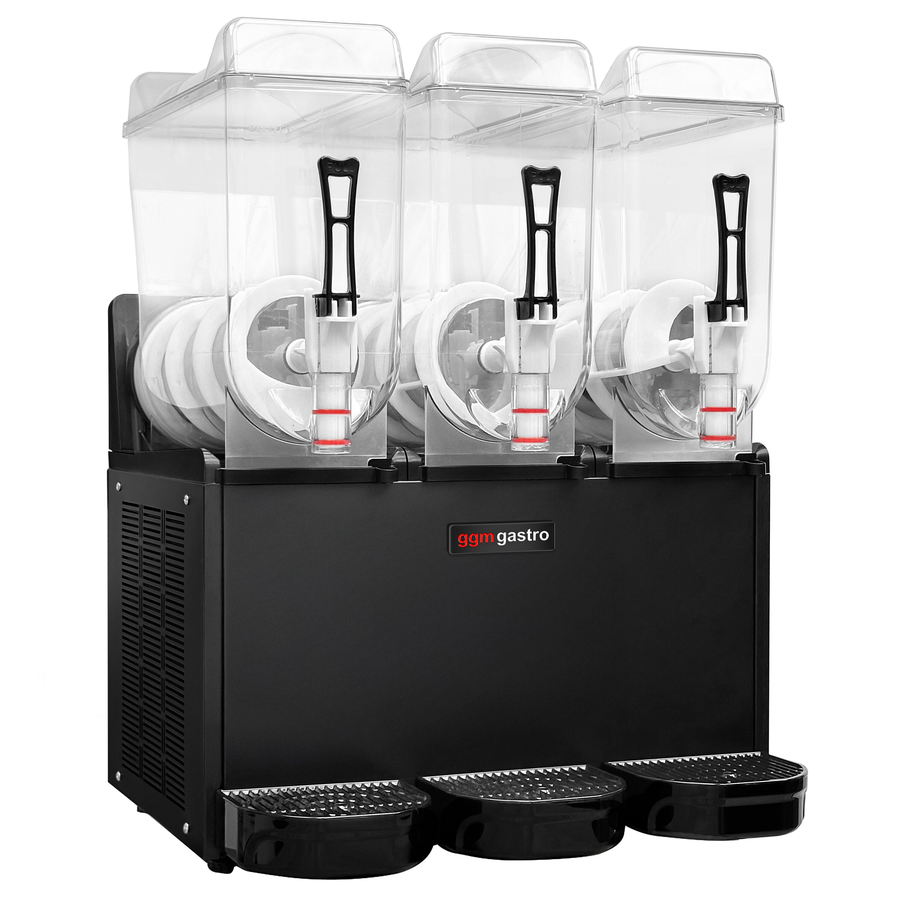 Commercial Slush Machine - 3x 12L - 1.4kW - Black