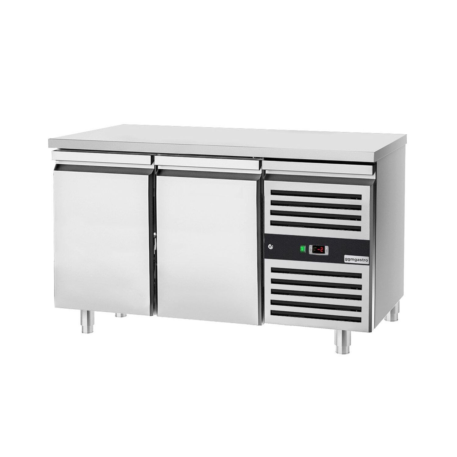 Table réfrigérée de boulangerie PREMIUM - 1500x800 mm - avec 2 portes