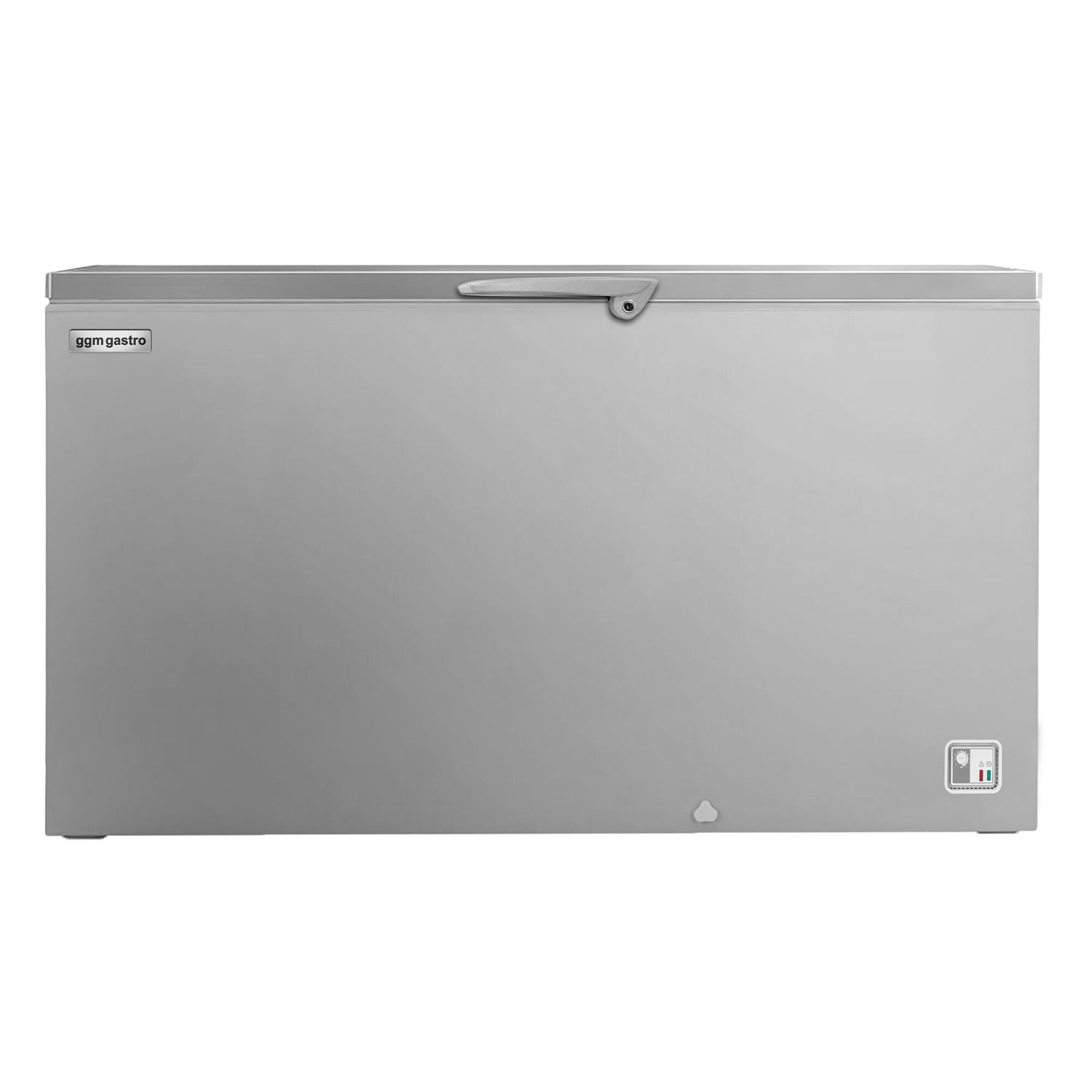 Congélateur coffre - 1500 mm - 466 litres - couvercle en inox - incl. cloison de séparation