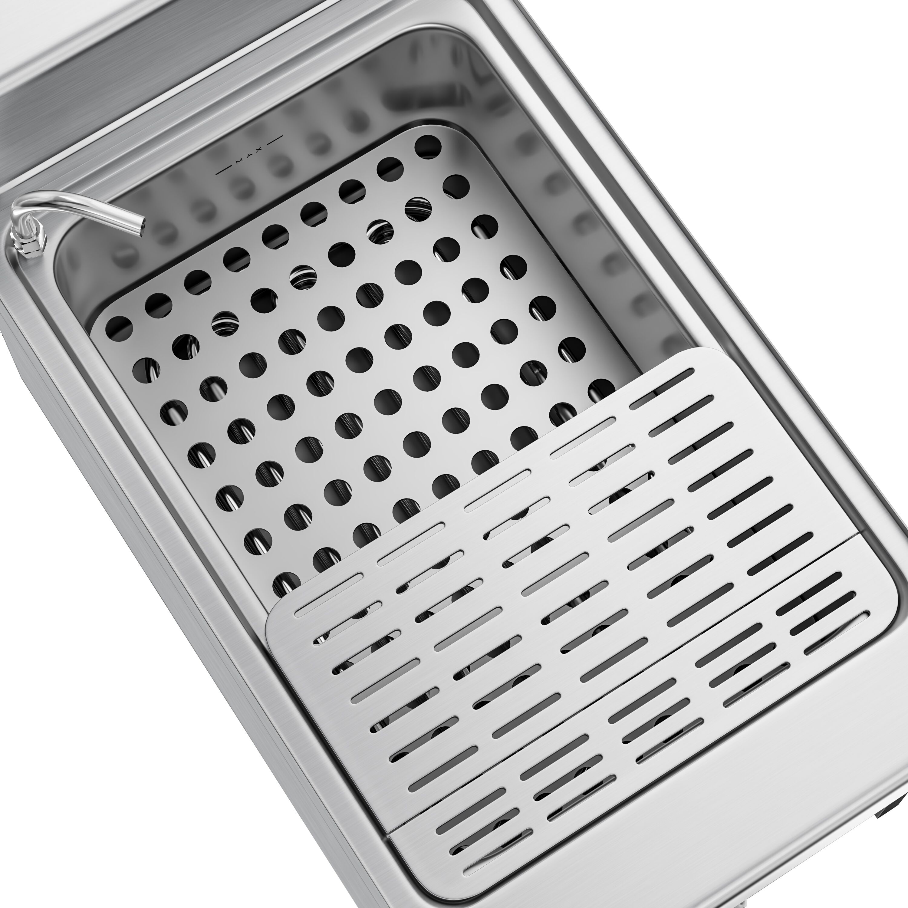 Cuiseur à pâtes électrique avec robinet – 26 L – 6 kW