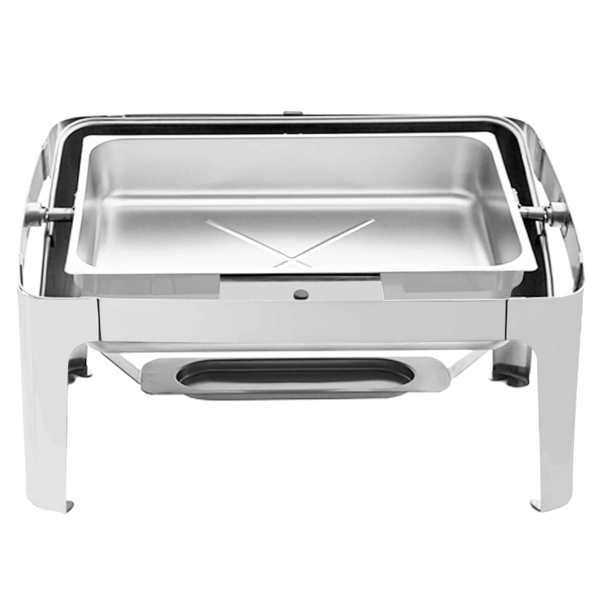Chafing dish - Rond - avec couvercle roll top - 8.5L
