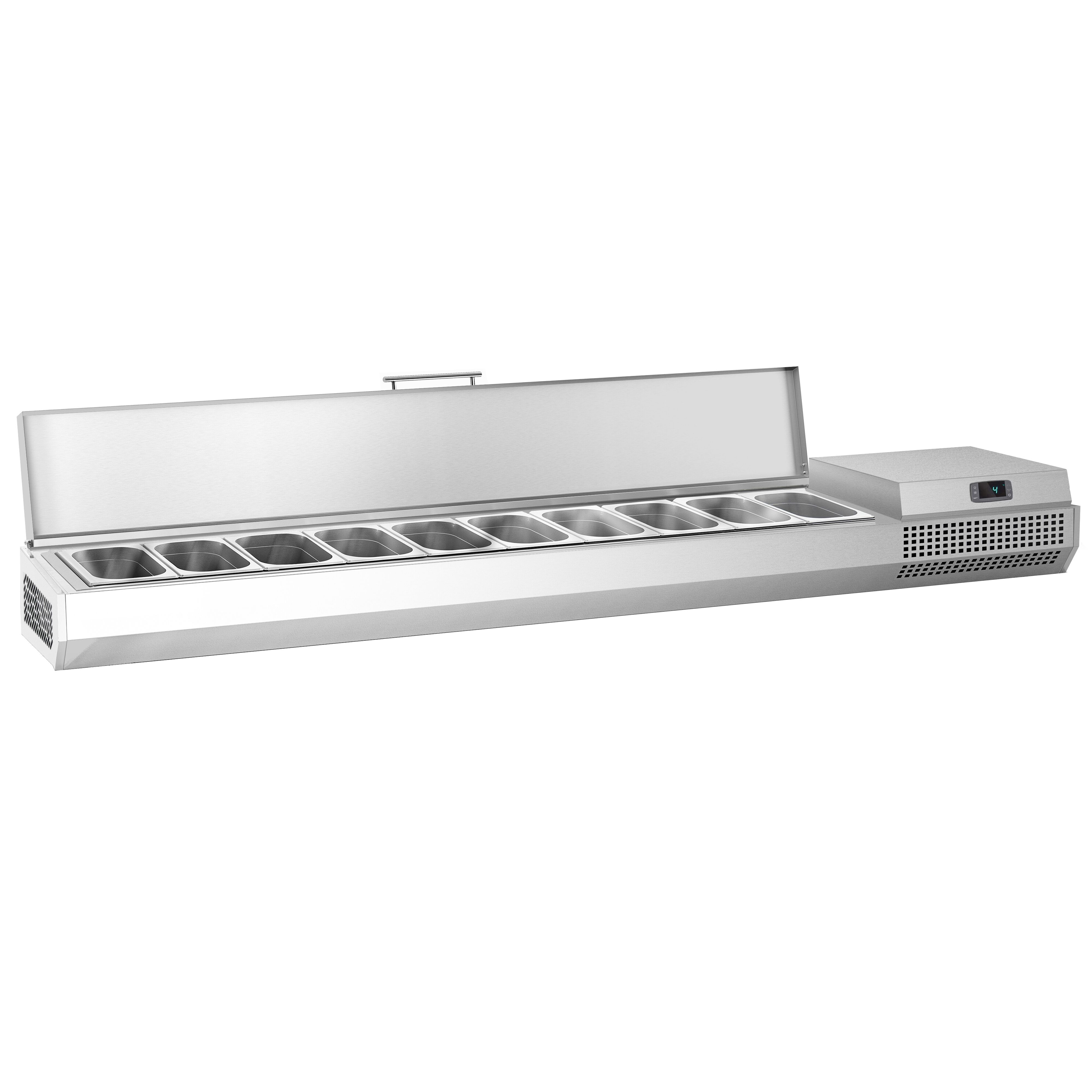 Vitrine Réfrigérée à Ingrédients PREMIUM PLUS - 2300x413mm - 10x GN 1/3