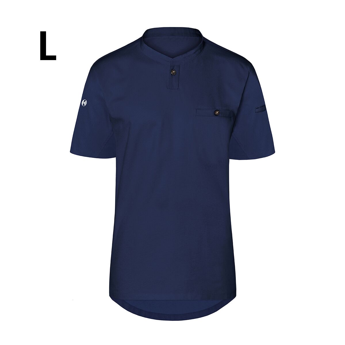 (6 pièces) KARLOWSKY | Chemise de travail manches courtes homme Performance - Marine - Taille : L