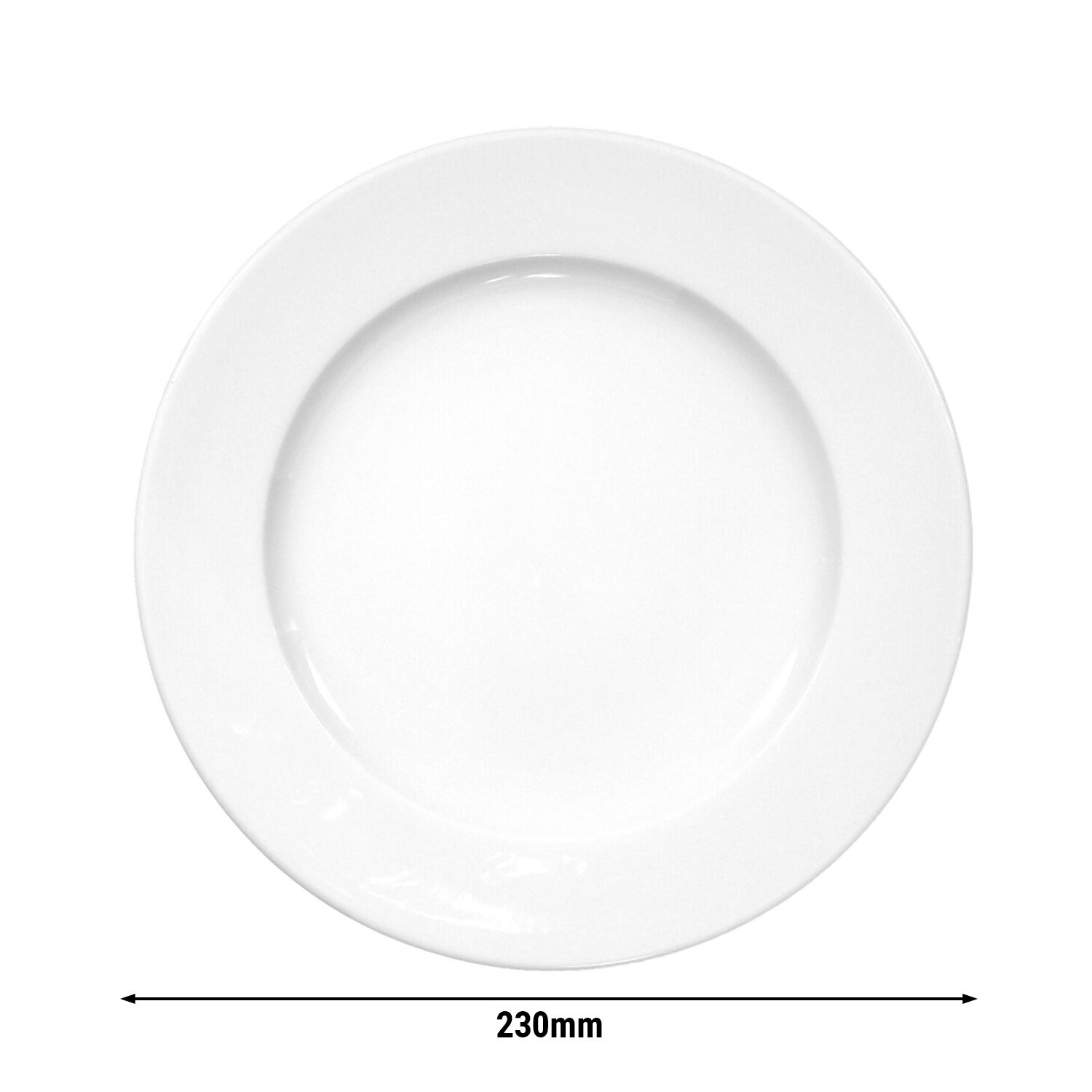 (6 pièces) SELTMANN WEIDEN | Assiette - plate - Ø 230 mm - Blanc/Uni         