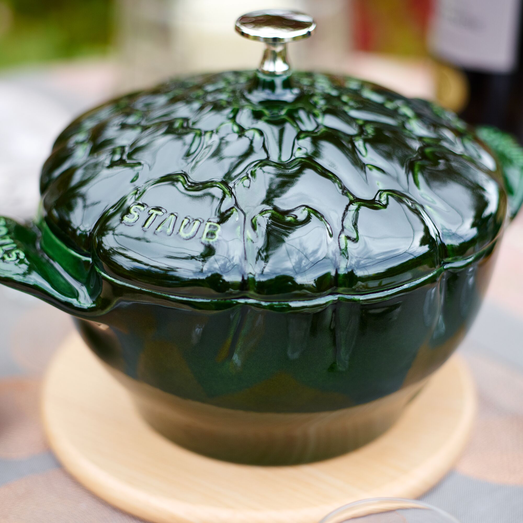 STAUB | LA COCOTTE - Koktél - Articsóka - 220mm - Öntöttvas - Bazsalikom zöld