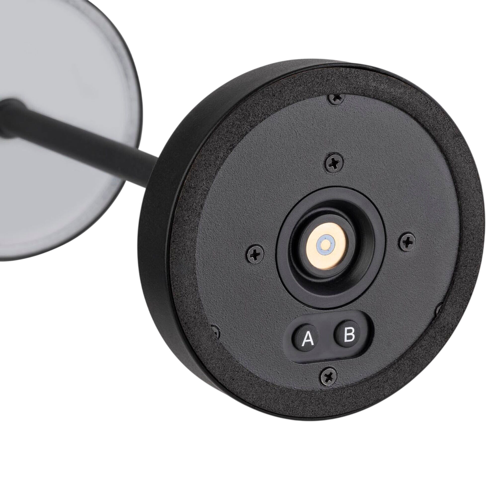 (4 pièces) Lampe de table – ALVA – dimmable en 3 niveaux – Ø 80 mm – Noir