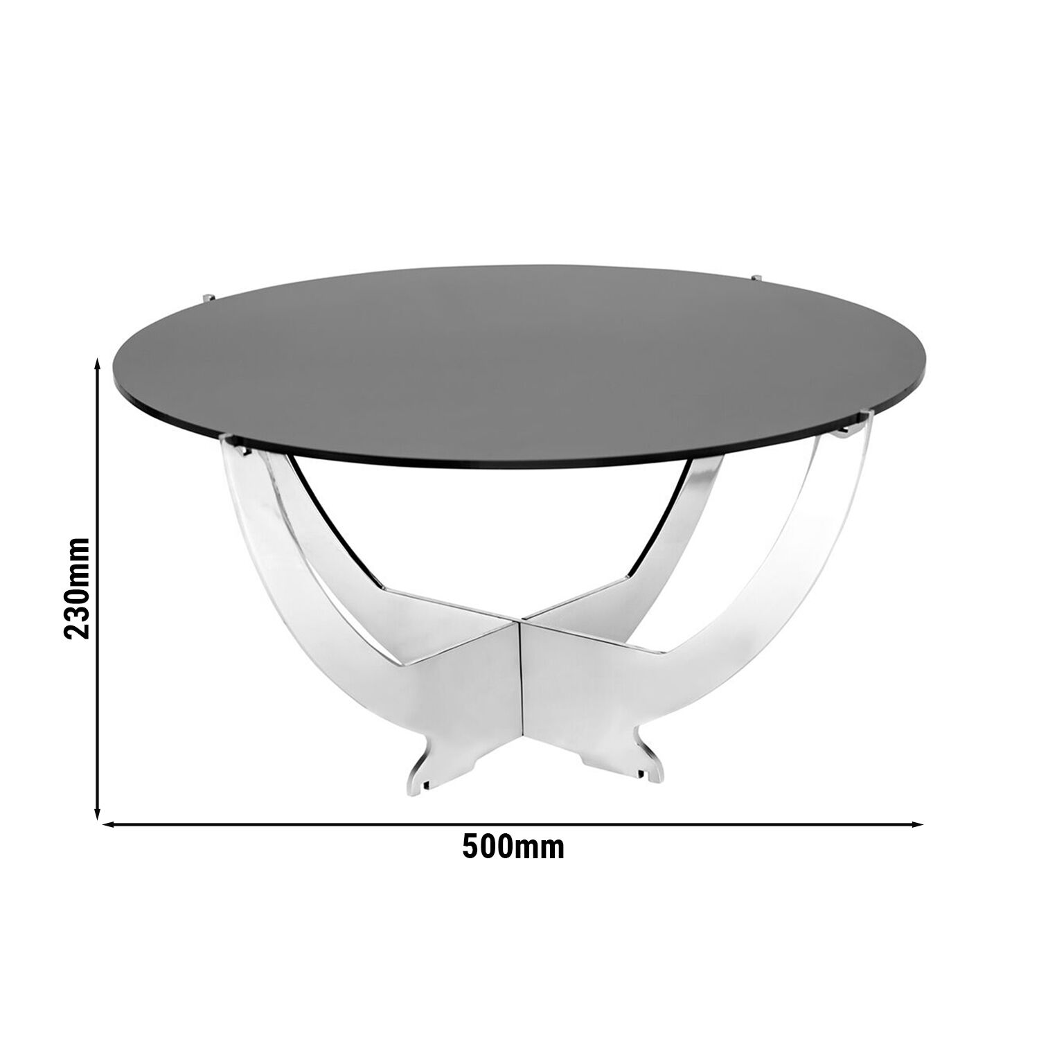 Etagere / Buffet Stand Octopus - Chrome - round - Ø500mm