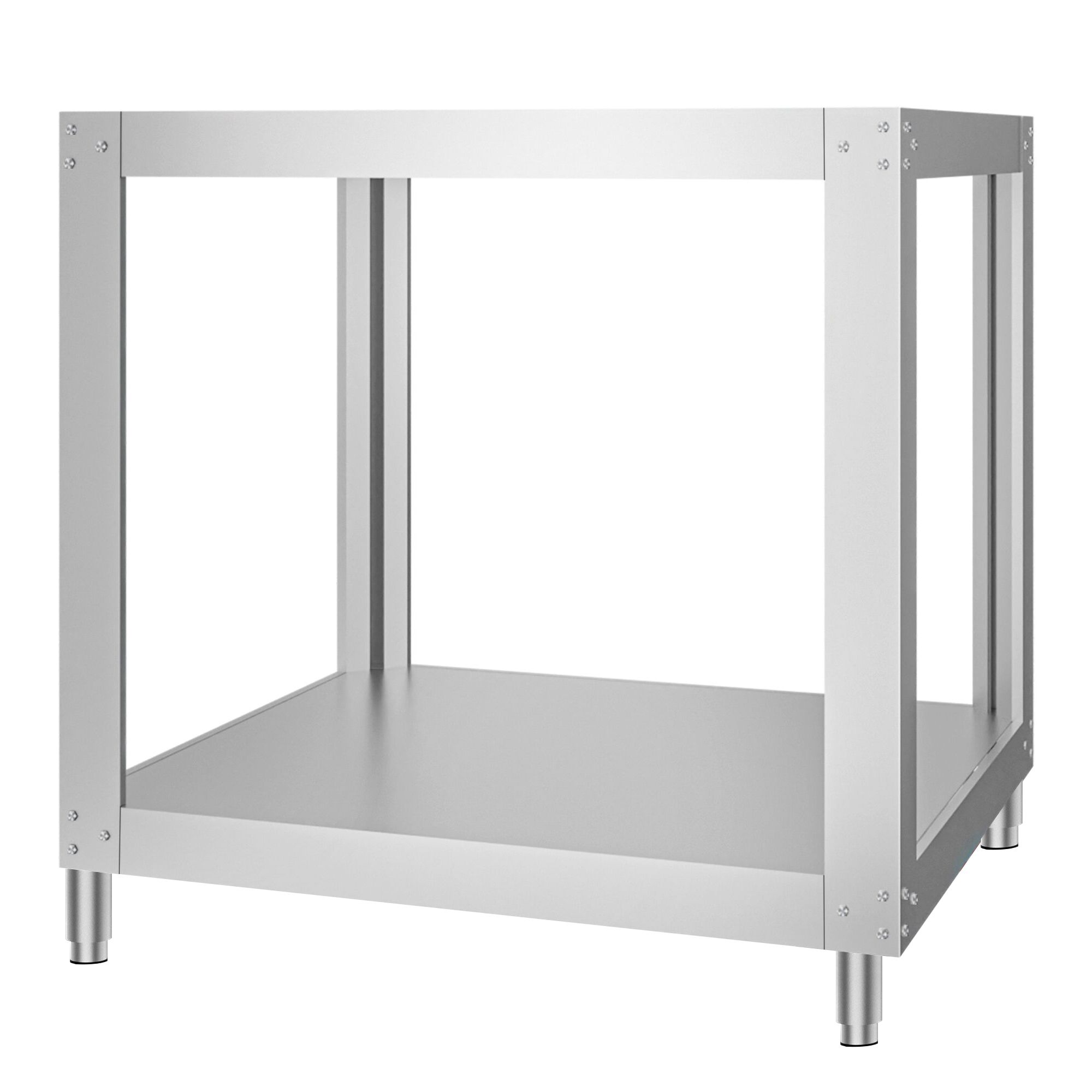 Support pour four à pizza - 1130x890x1050mm - Inox - compatible avec GEP4