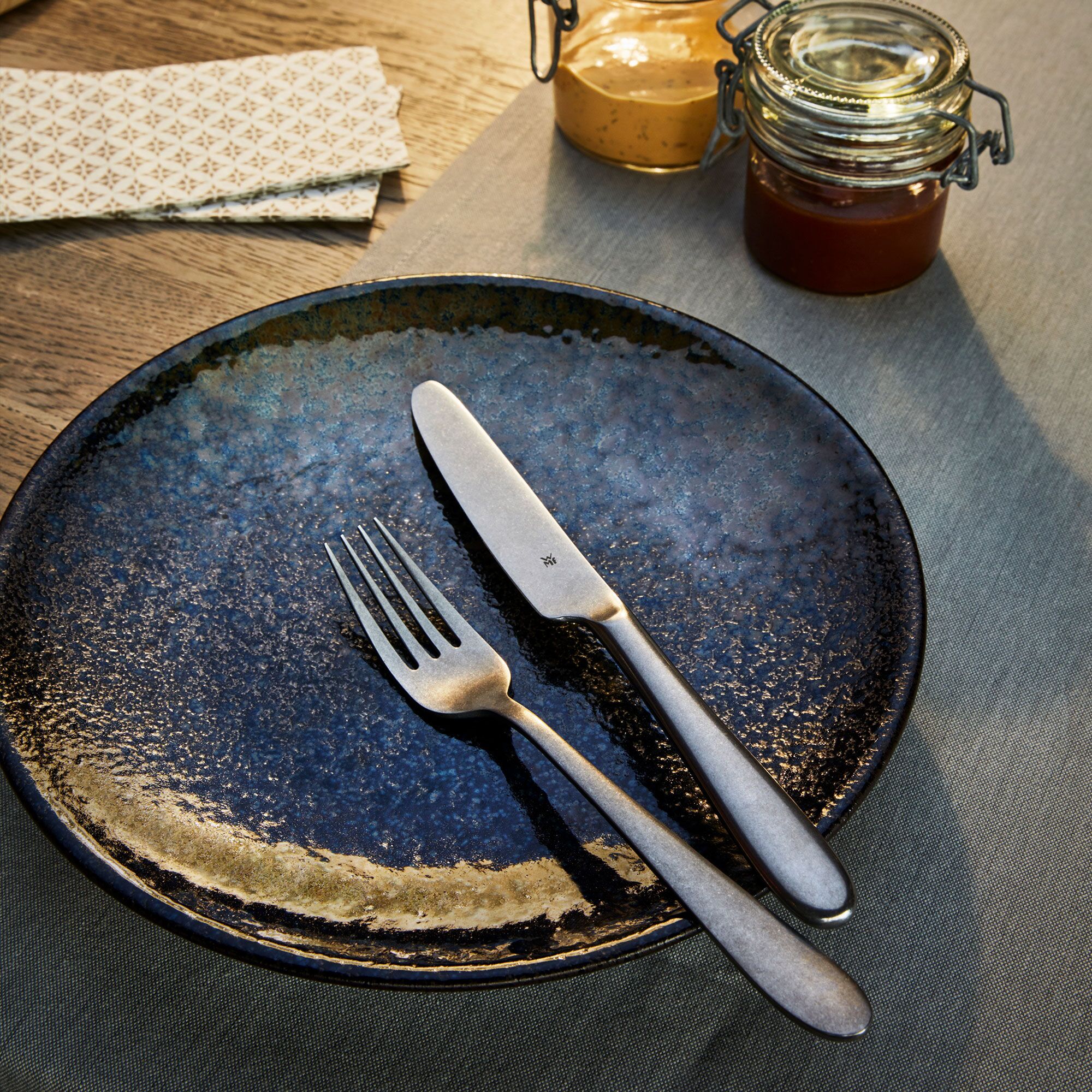 (12 pièces) WMF | SARA - Fourchette de table - 202 mm - finition stonewashed 