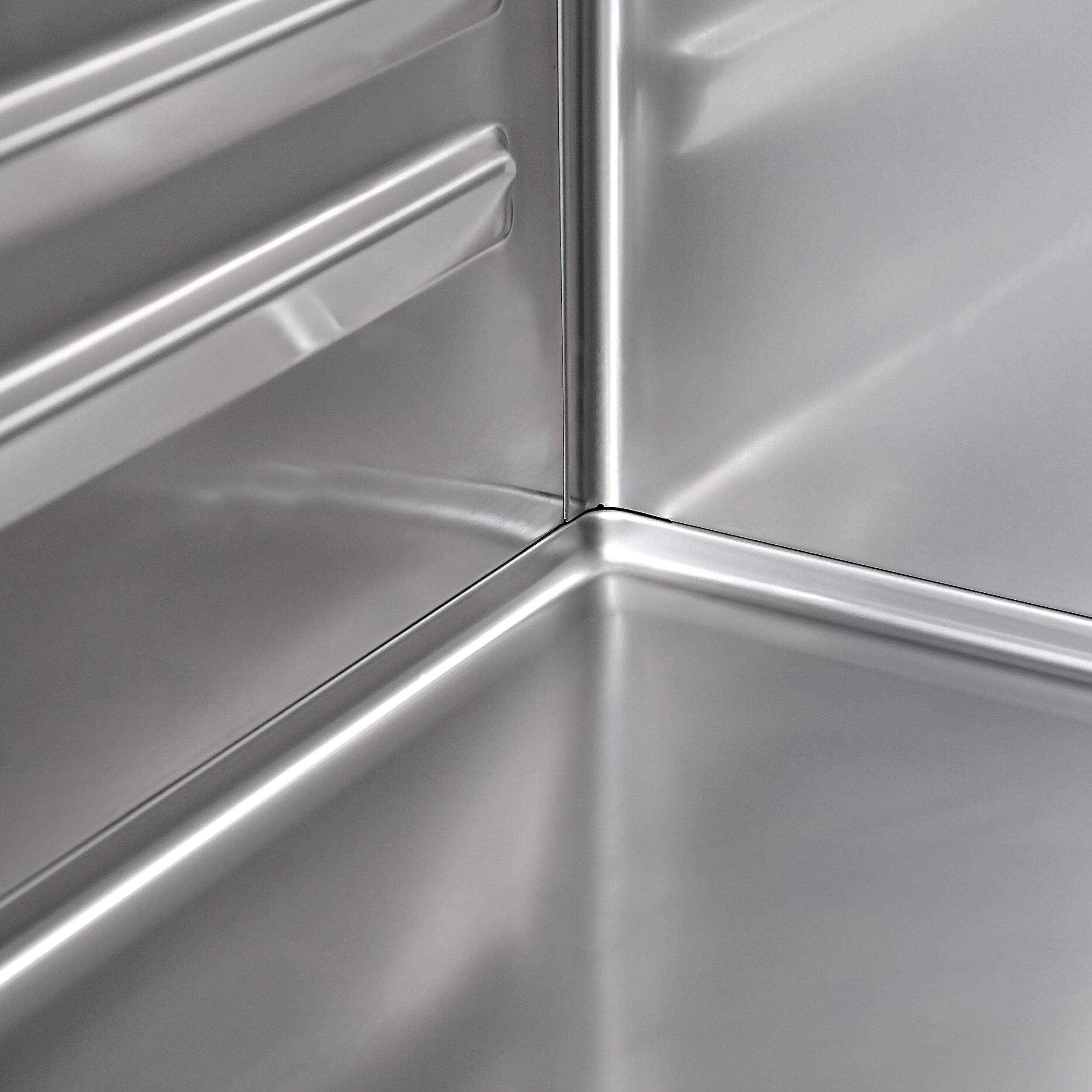 Upright Fridge Stainless steel PREMIUM - GN 2/1 - 600L - with 2 door