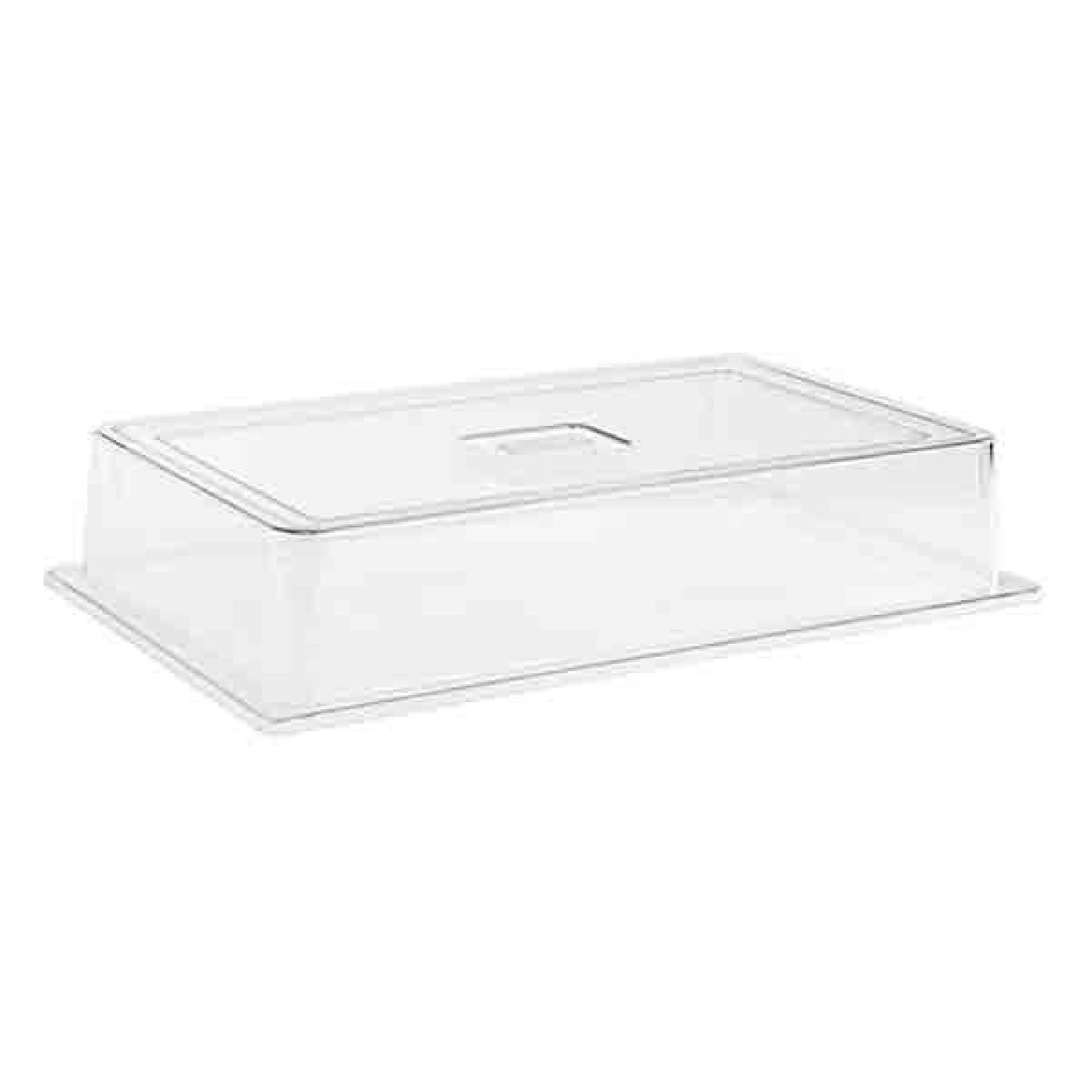 (6 pcs) Couvercle de présentation - GN 1/1 - Polycarbonate - 530x325mm - Hauteur:95mm