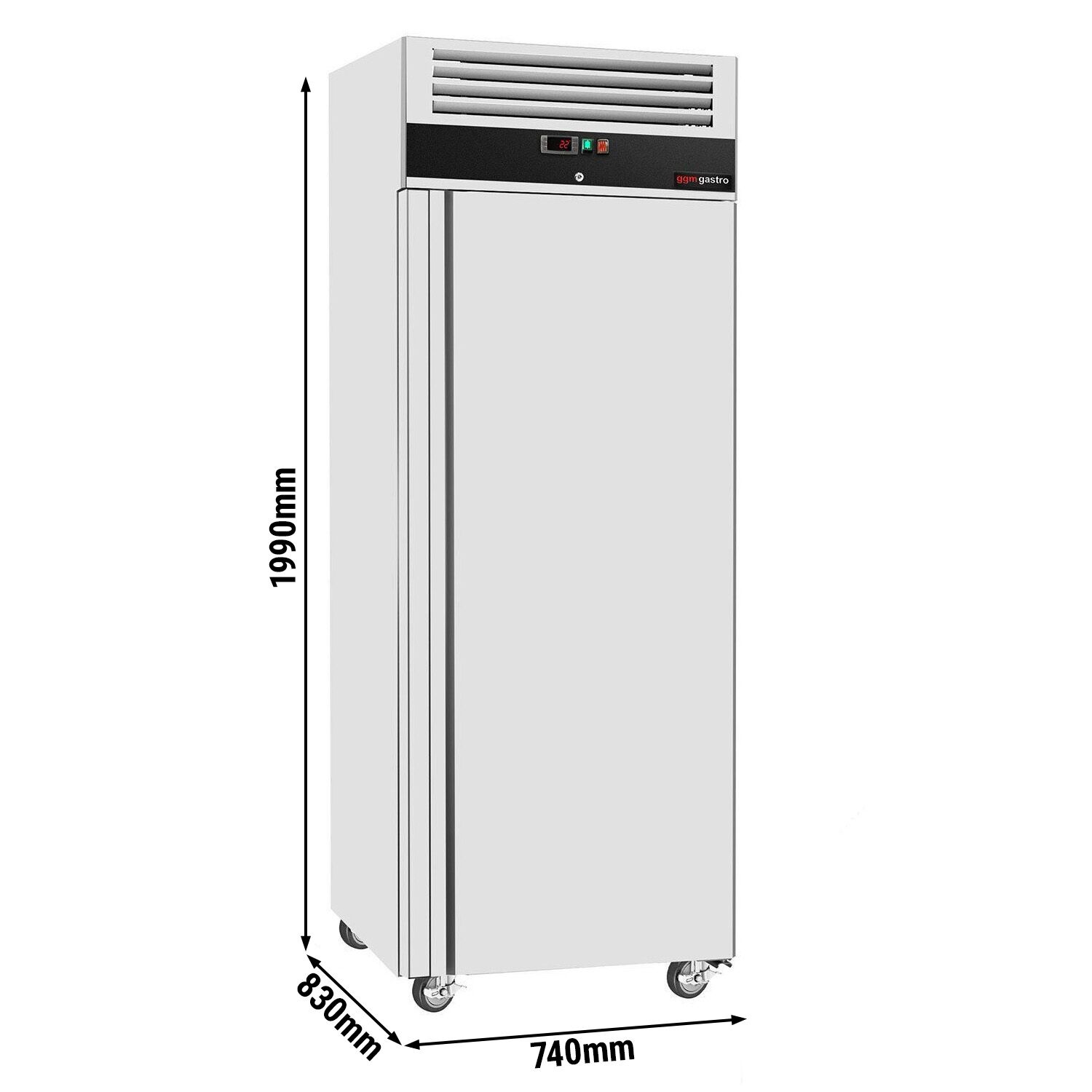 Armoire réfrigérée négative en acier inoxydable inox ECO – GN 2/1 – 700 litres – avec 1 porte