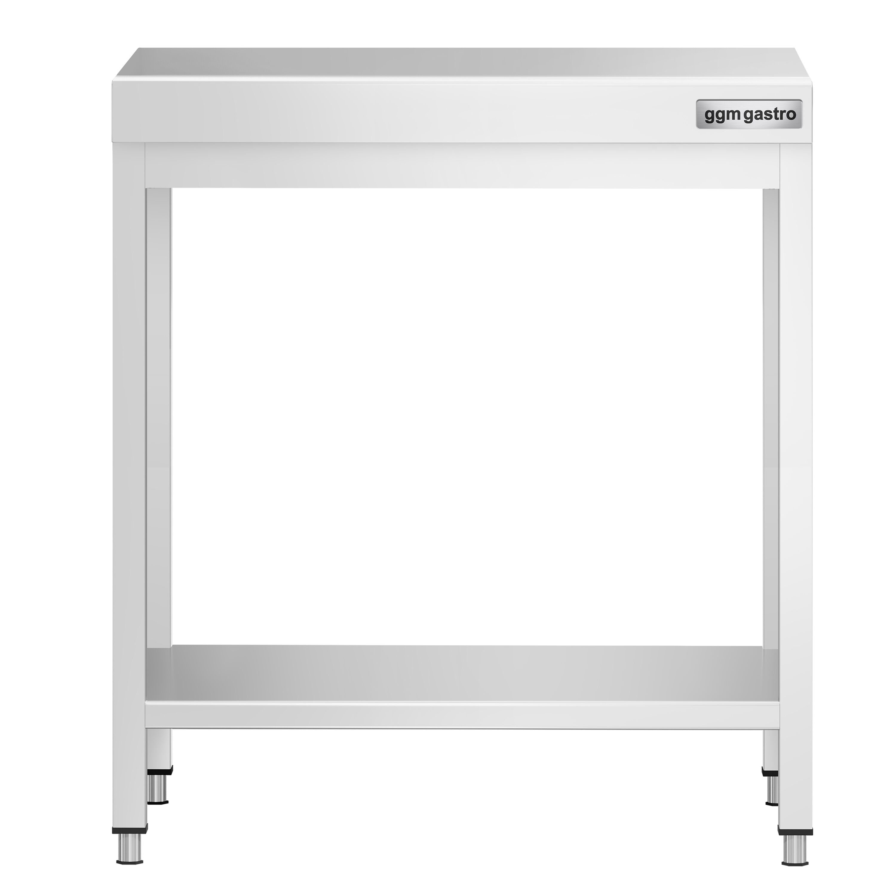 Table de travail inox PREMIUM - 700 x 600 mm - avec tablette inférieure