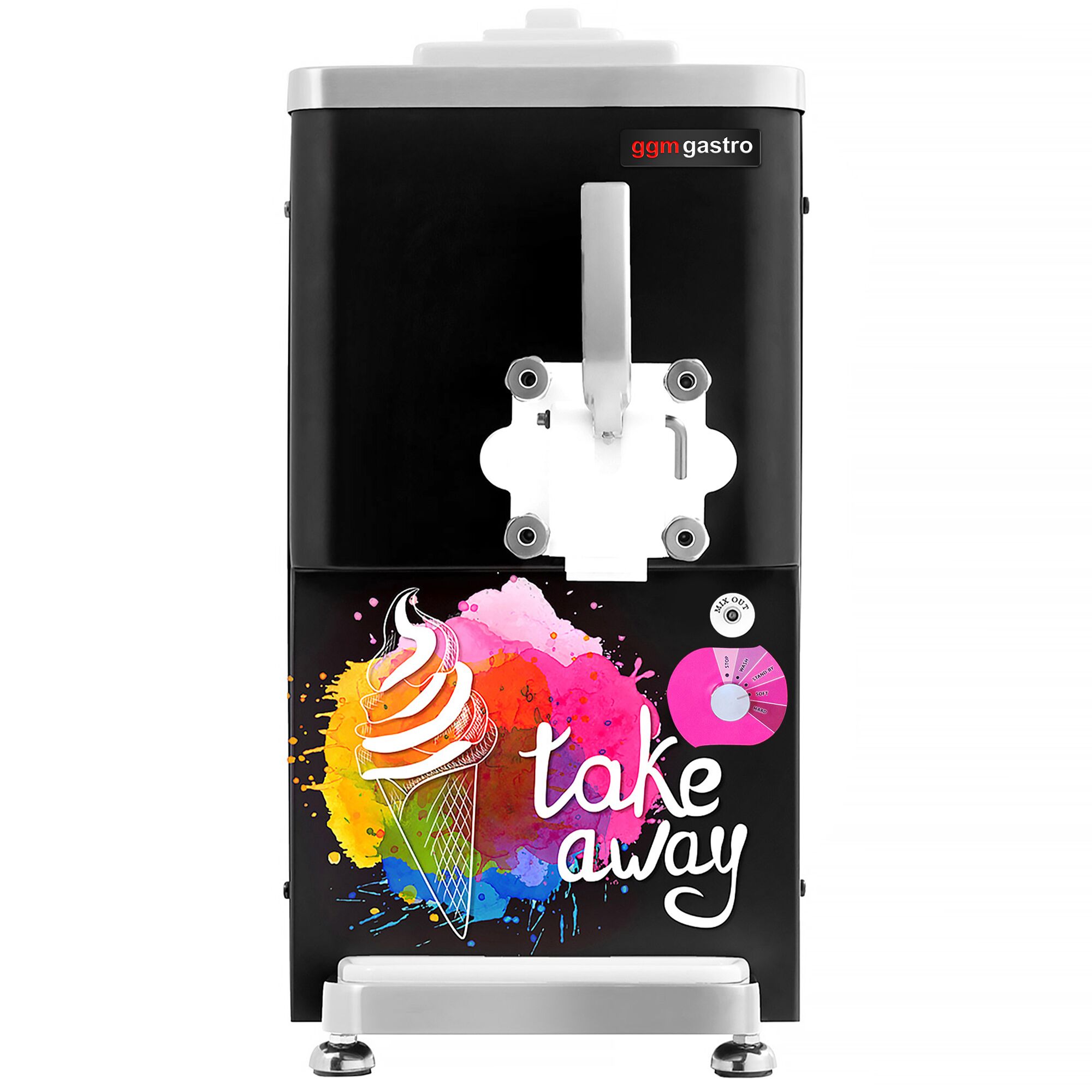Machine à glace à l’italienne - 11,25L/h - 1,5kW - 1 parfum - À poser