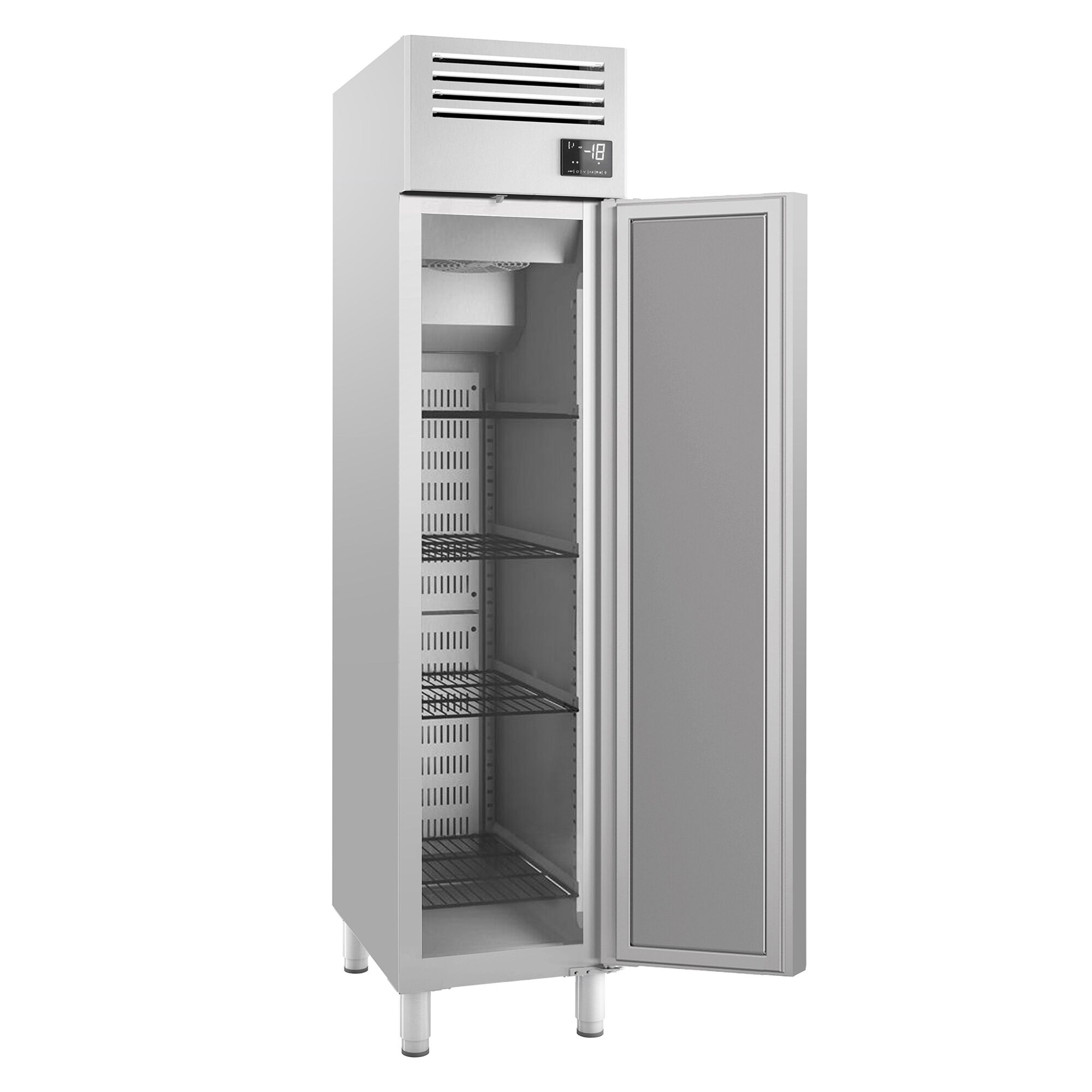 Armoire réfrigérée négative en acier inoxydable PREMIUM PLUS – GN 1/1 – 325 litres – avec 1 porte