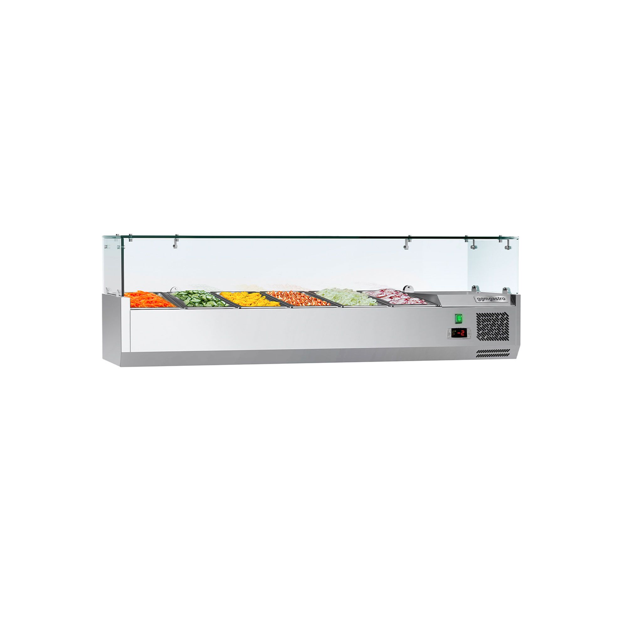 Vitrine Réfrigérée à Ingrédients ECO - 1400x335mm - 6x GN 1/4