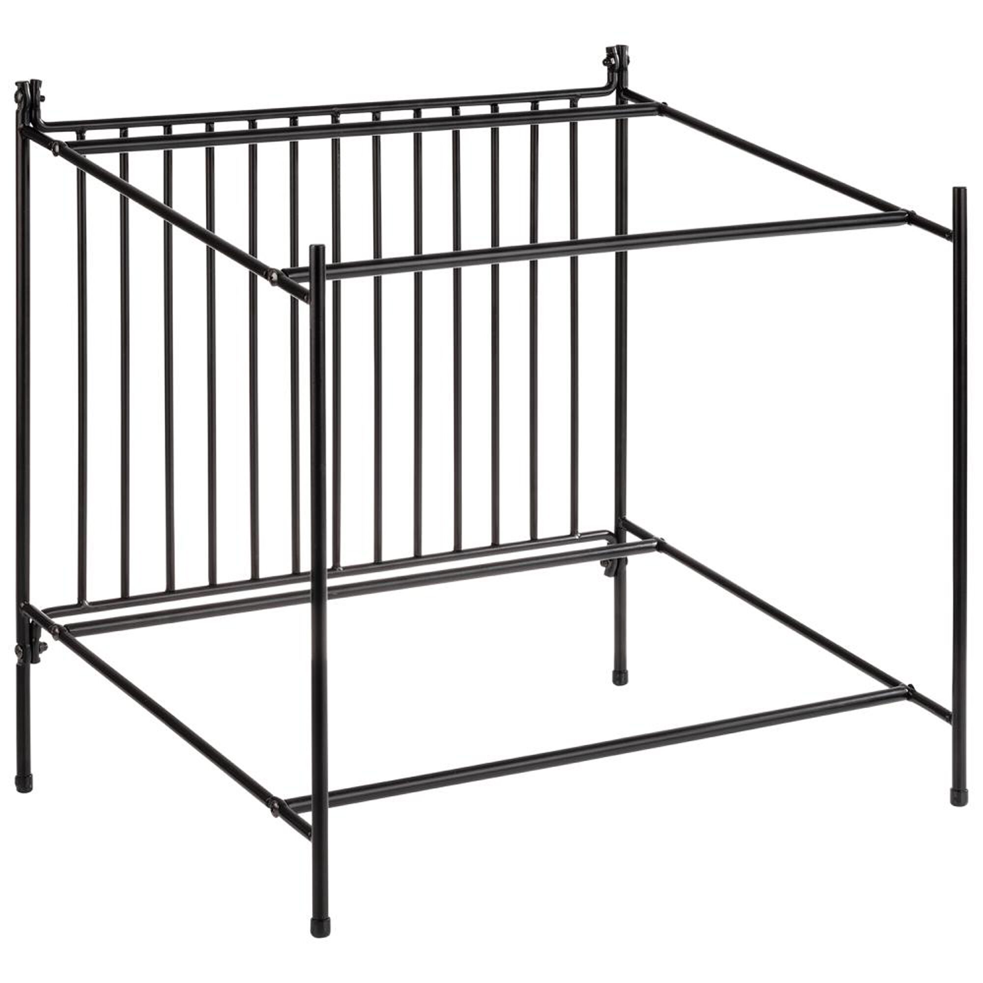 Support buffet - SUPERBOXEN - Support en métal - Noir - Hauteur:480mm - compatible avec GN 1/1 & GN 1/2