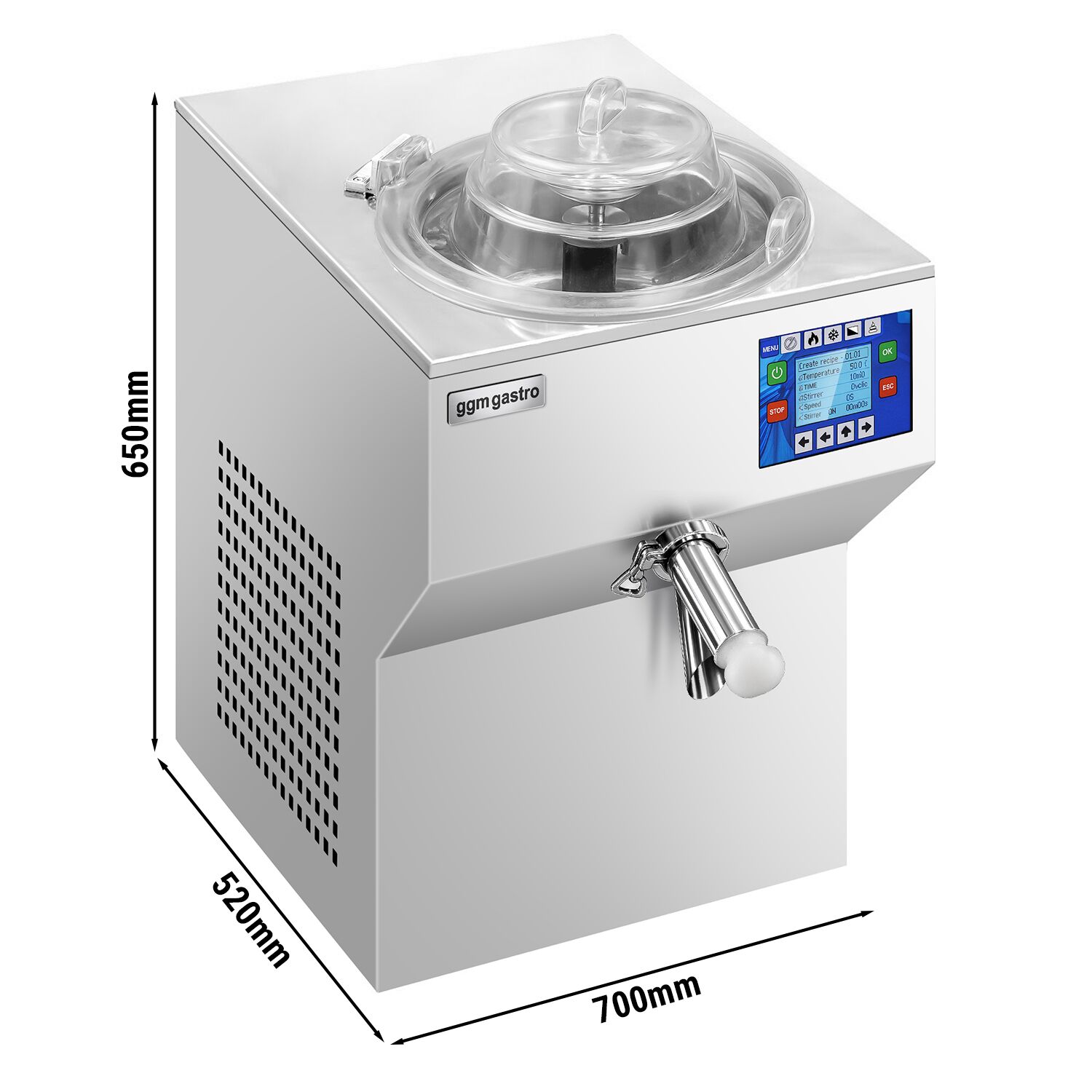 Cuiseur mélangeur professionnel - 2,5kW - 7kg