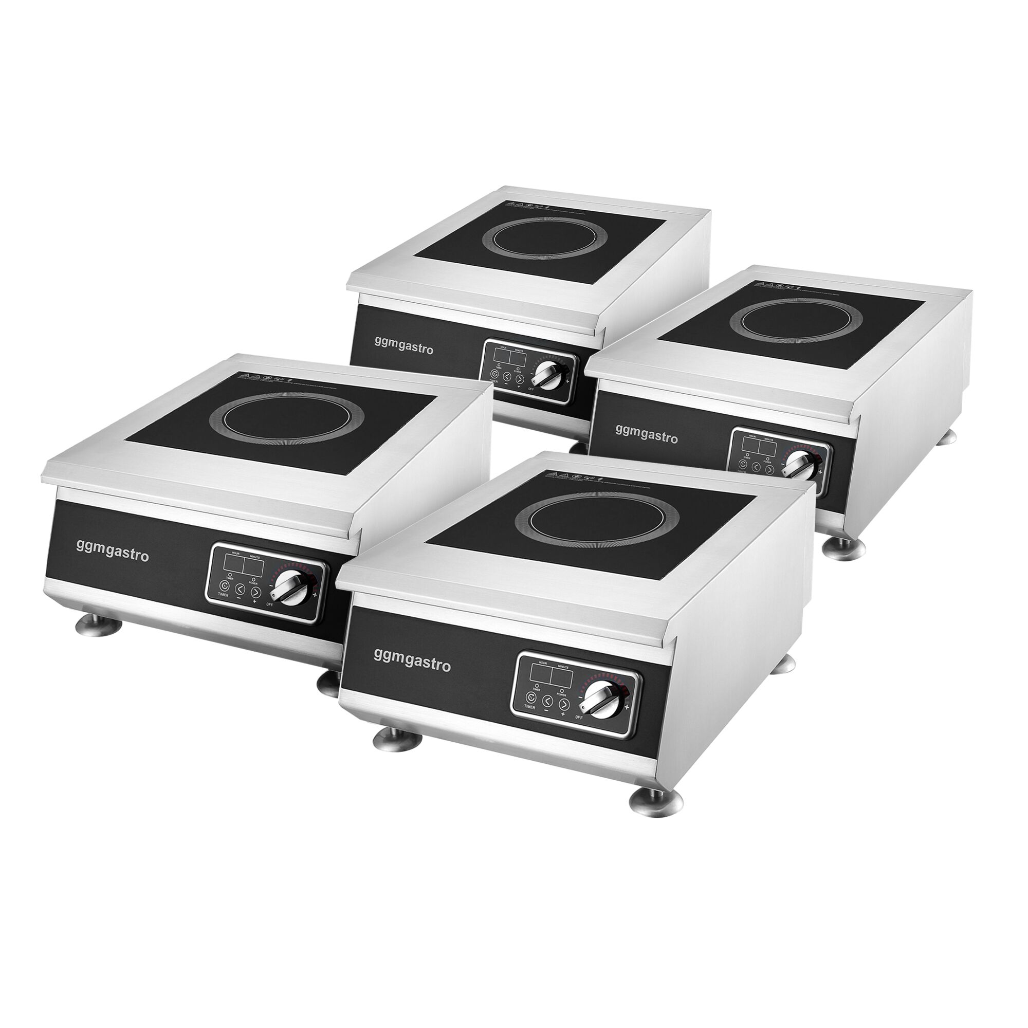 (4 pcs) Réchaud à induction à poser - 5kW - 1 foyer