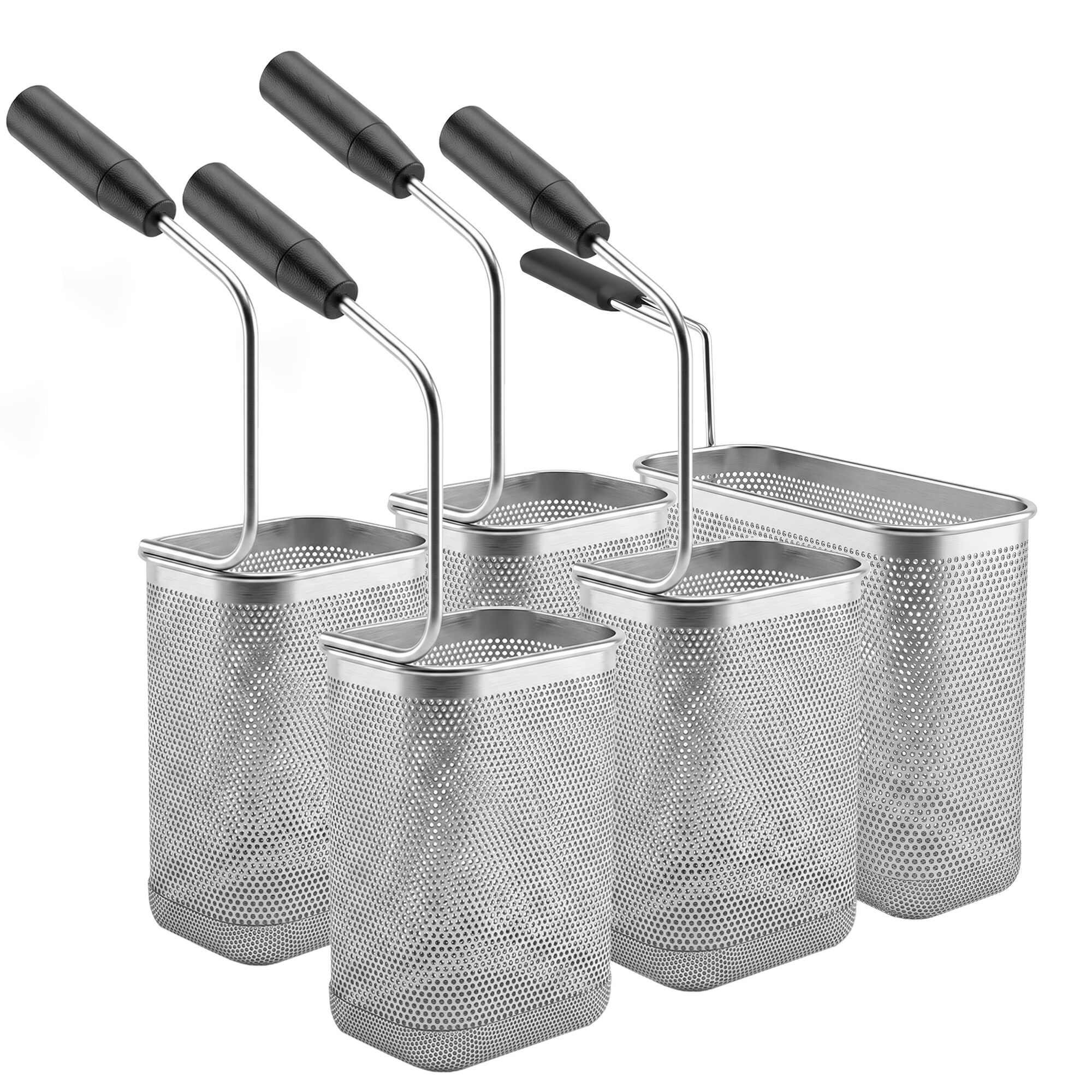 (5 pcs) Set de paniers à pâtes - 1x 1/3 & 4x 1/6