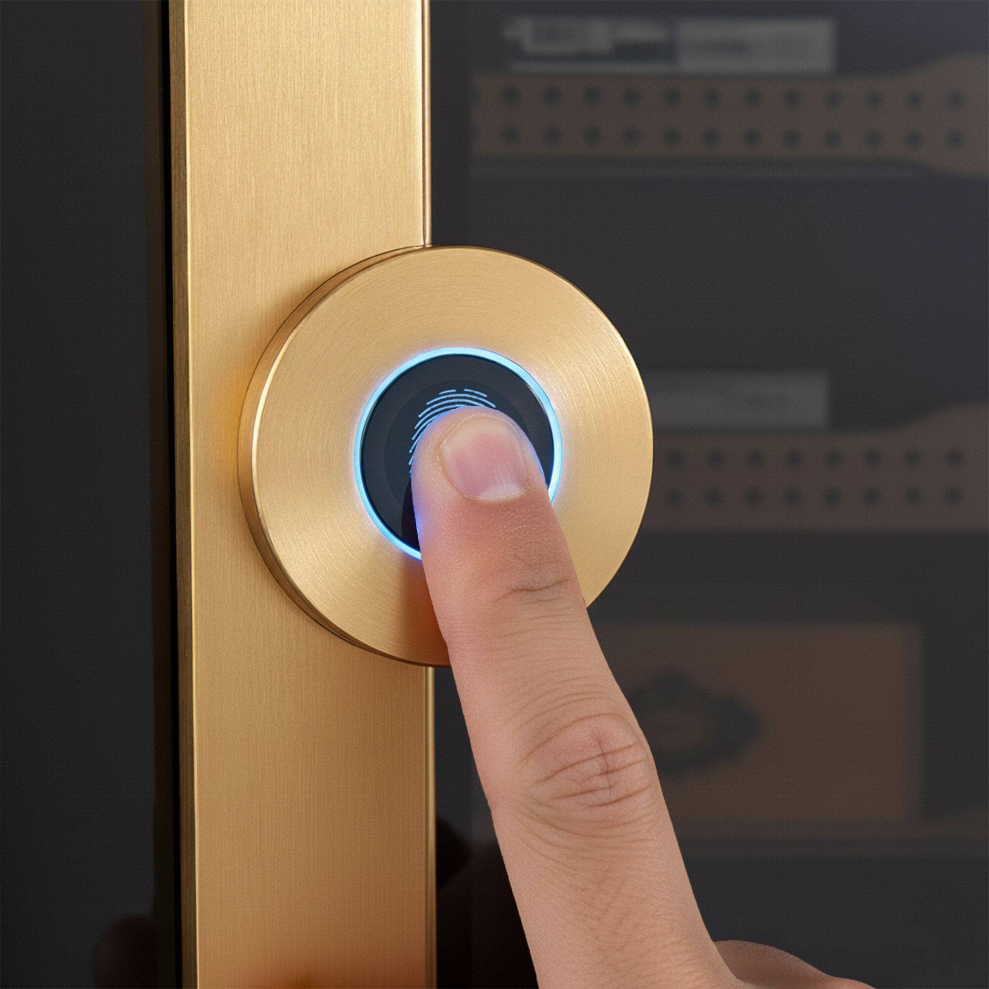 Armoire à Cigares Humidor avec Capteur d'Empreintes Digitales & Application de Contrôle - 113 Litres - pour 850 Cigares - 4 Tiroirs