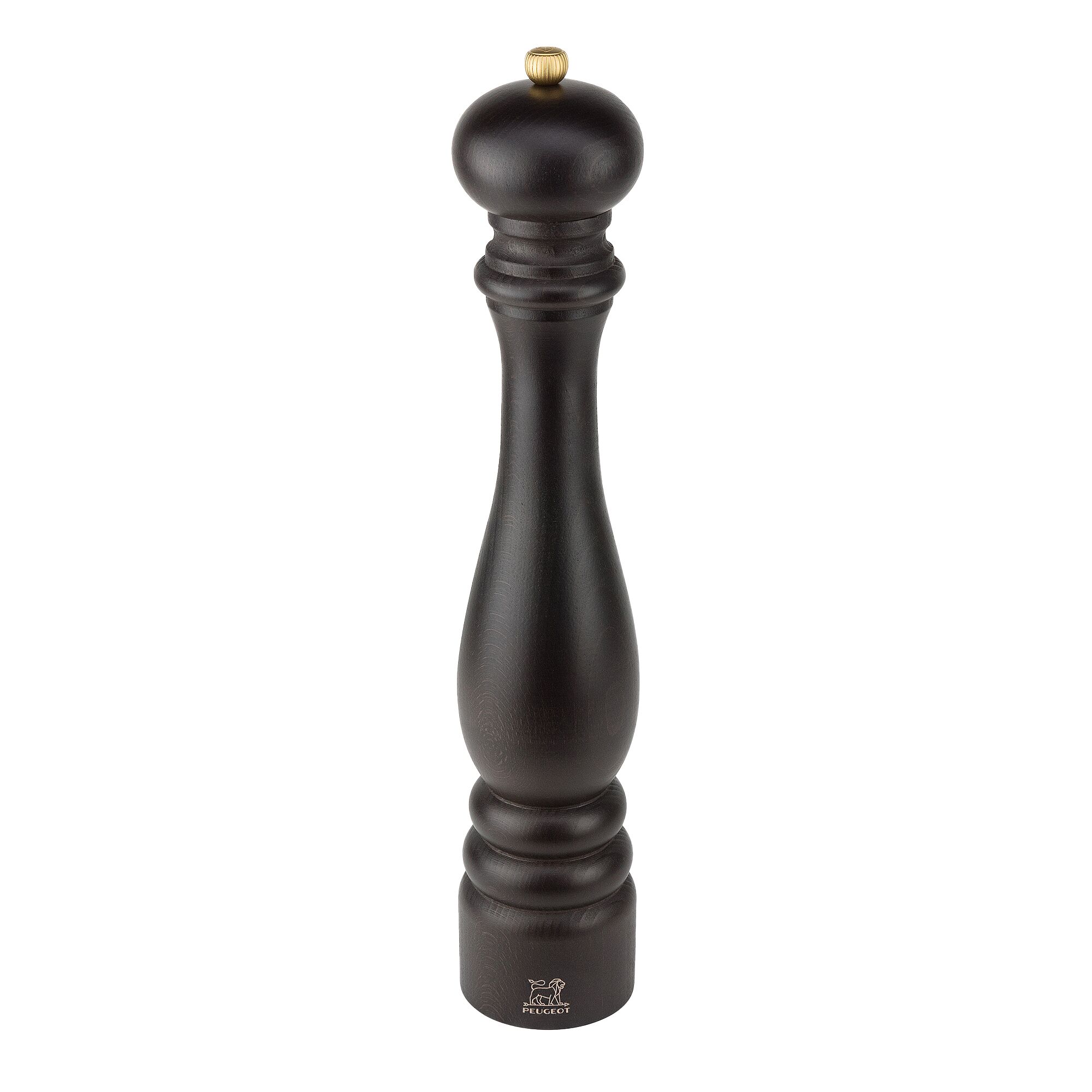 (3 Stück) PEUGEOT | PARIS - Pfeffermühle - Holz - Schokolade - Höhe: 400mm