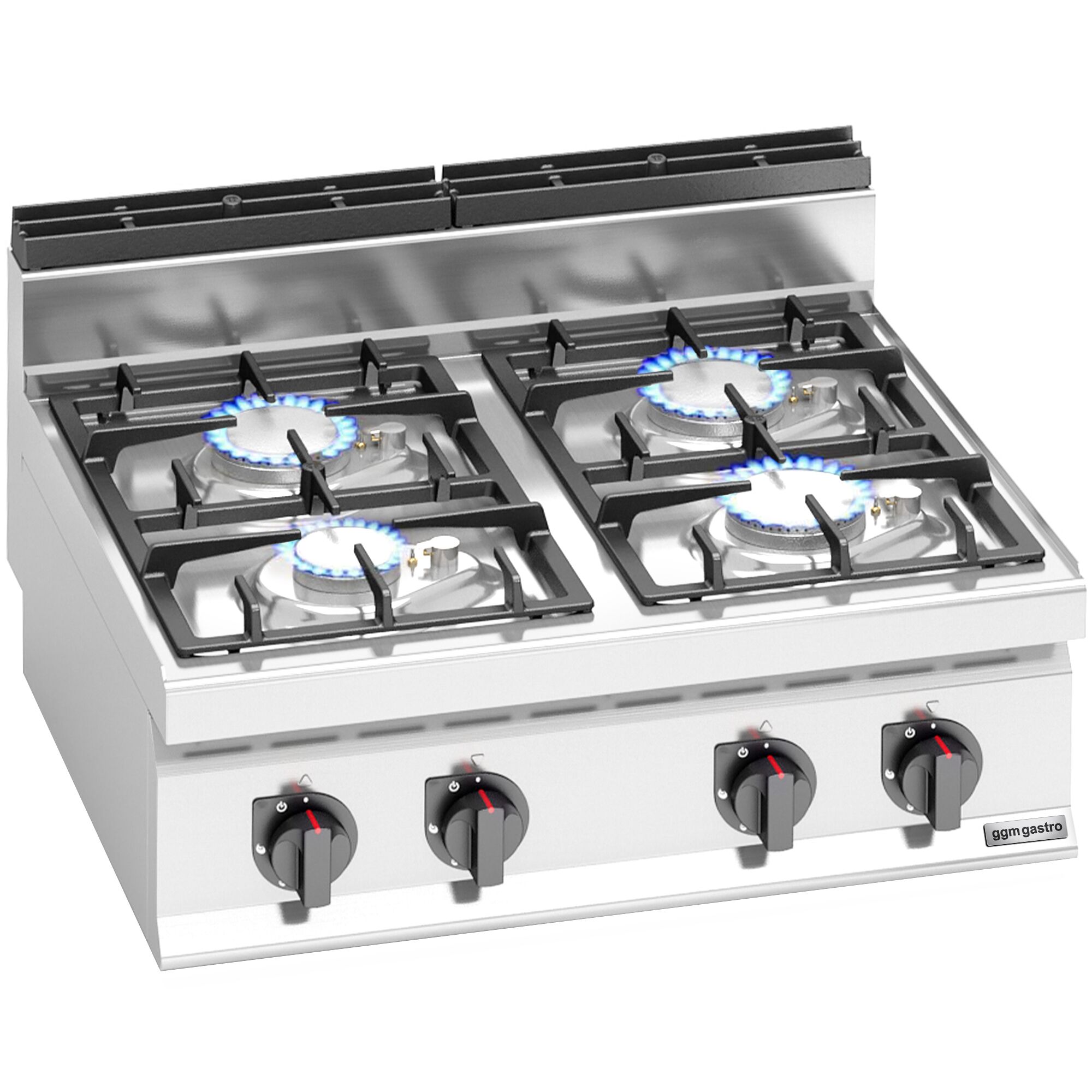 Fourneau à gaz – 21,5 kW – 4 brûleurs