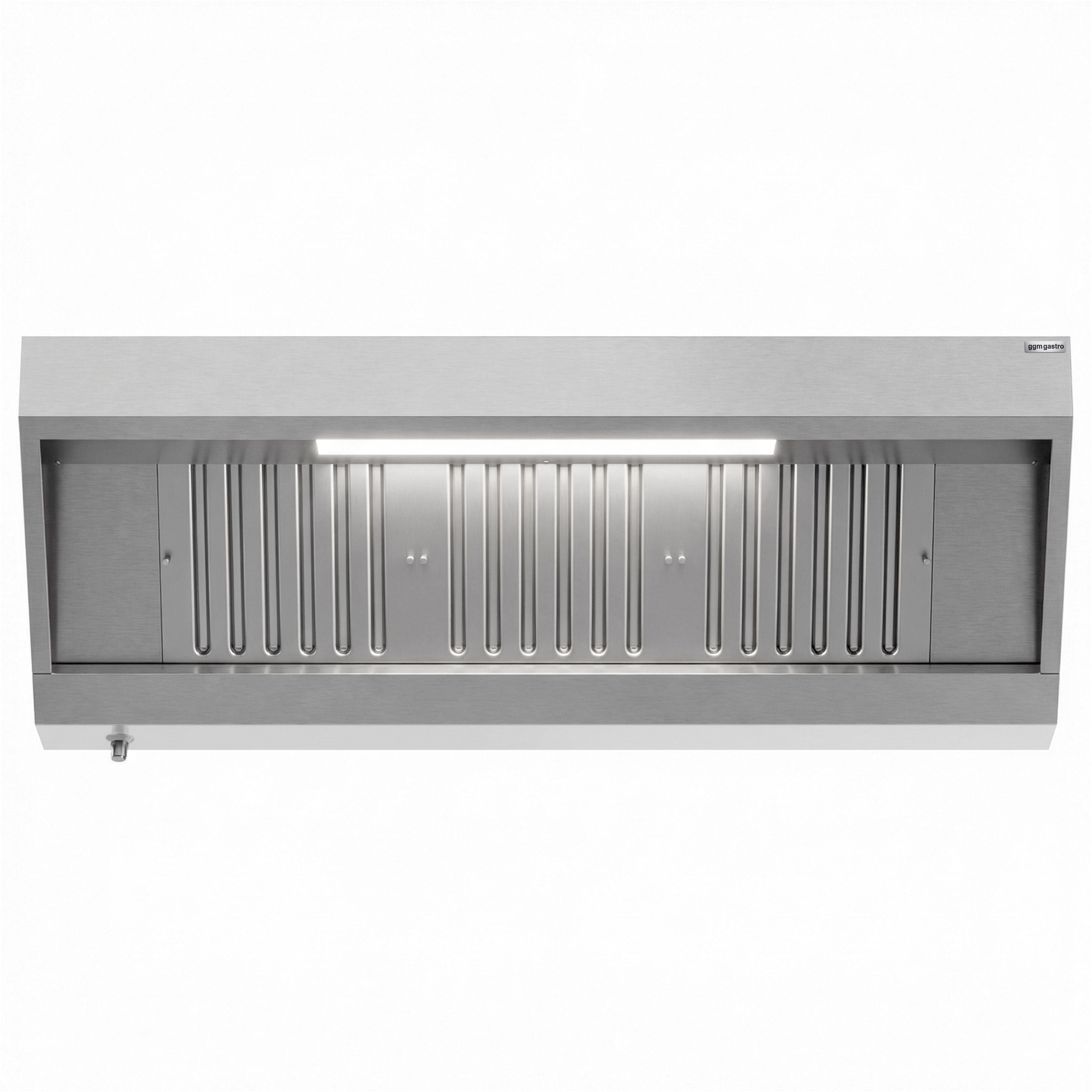 Hotte murale – 1600 mm – avec filtre et éclairage