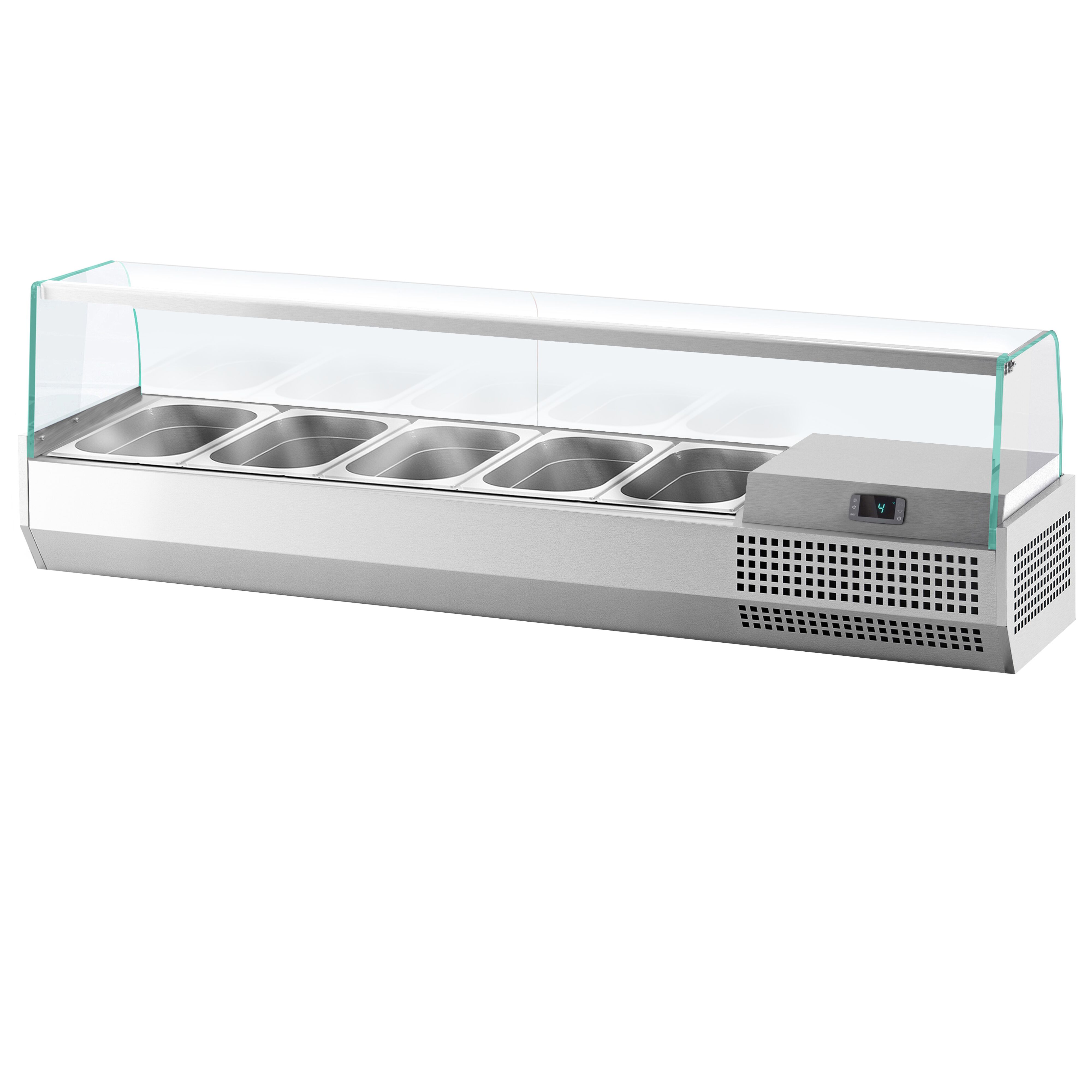 Vitrine Réfrigérée à Ingrédients PREMIUM PLUS - 1493x413mm - 5x GN 1/3