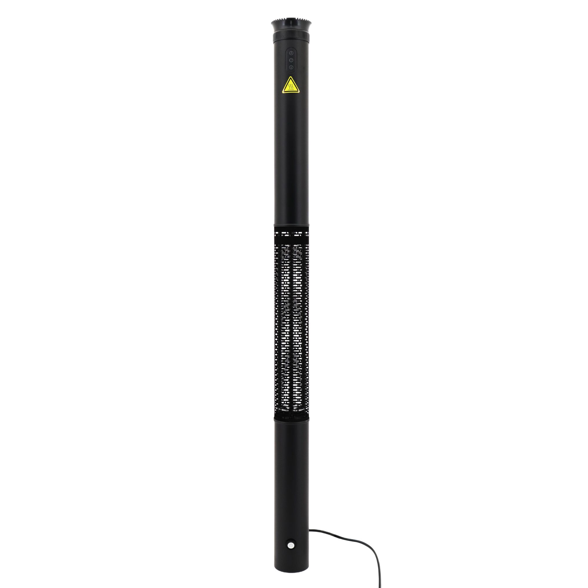 Chauffage sur pied avec abat-jour rond - 3 kW - télécommande et minuterie incluses
