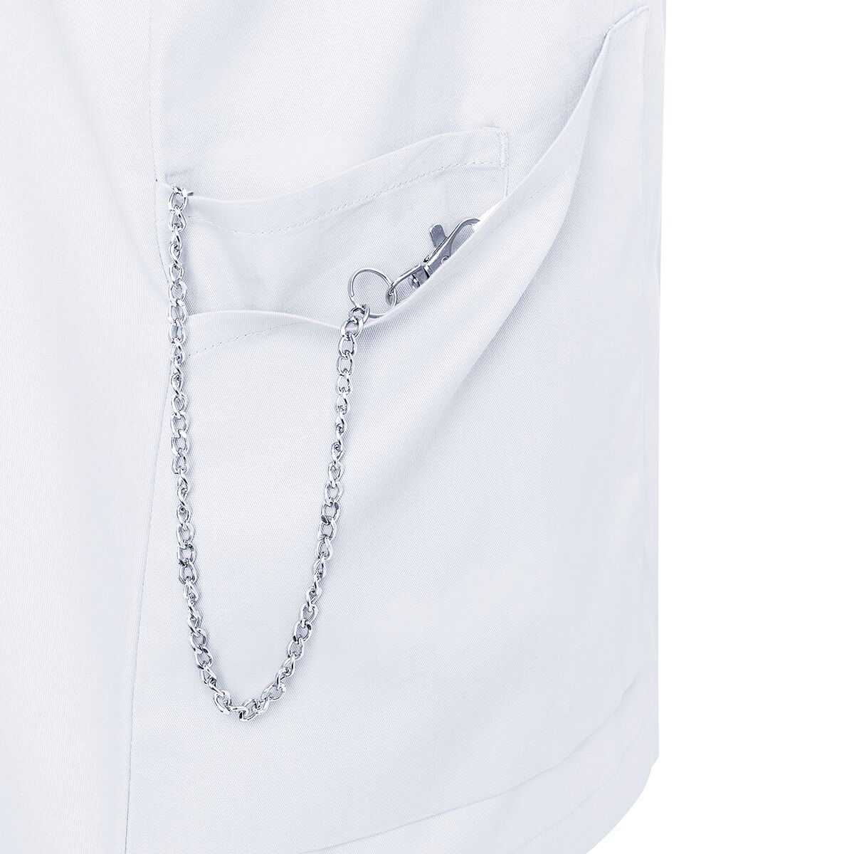 (6 pièces) KARLOWSKY | Casaque femme manches courtes Essential - Blanc - Taille : 56
