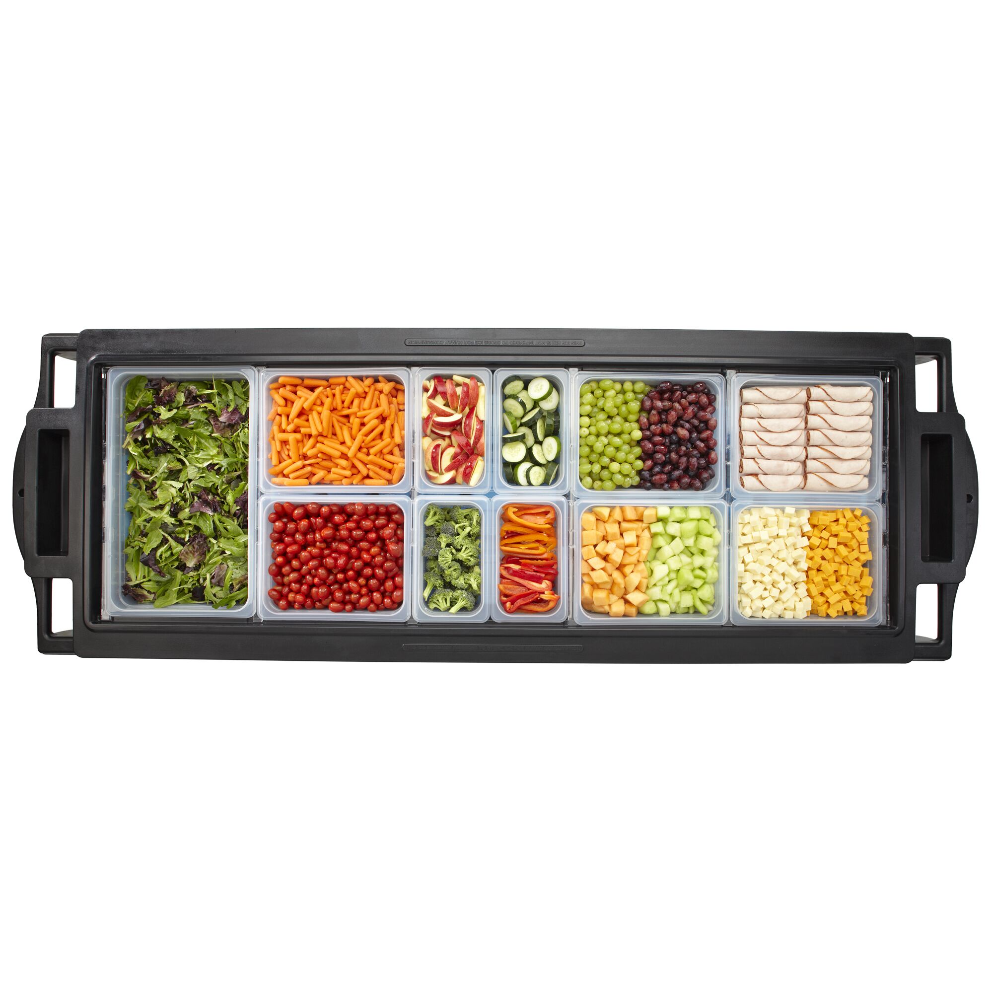 (6 pieces) CAMBRO | Gastronorm Container - 1/2 - Polypropylene - Translucent - 100 mm