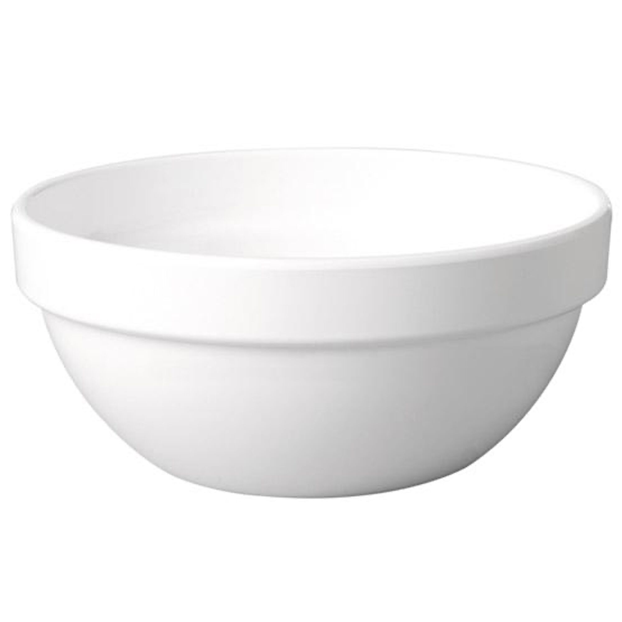 (6 pcs) Coupe - CASUAL MAXI - Mélamine - 0,5L - Ø 140mm - Profondeur : 65mm - Blanc