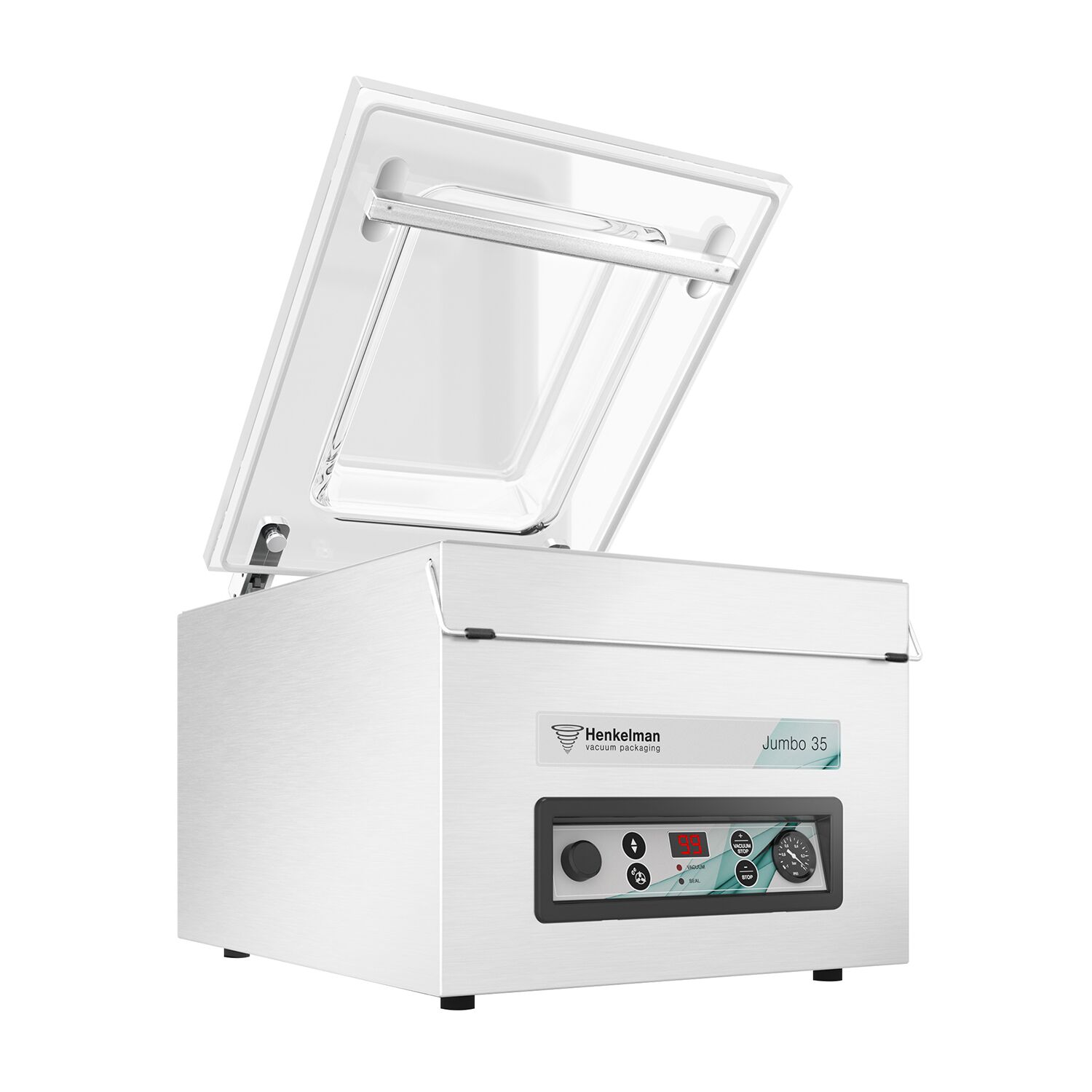 HENKELMAN | Jumbo 35 – Machine sous vide à cloche – 16 m³/h – 600 watts – numérique
