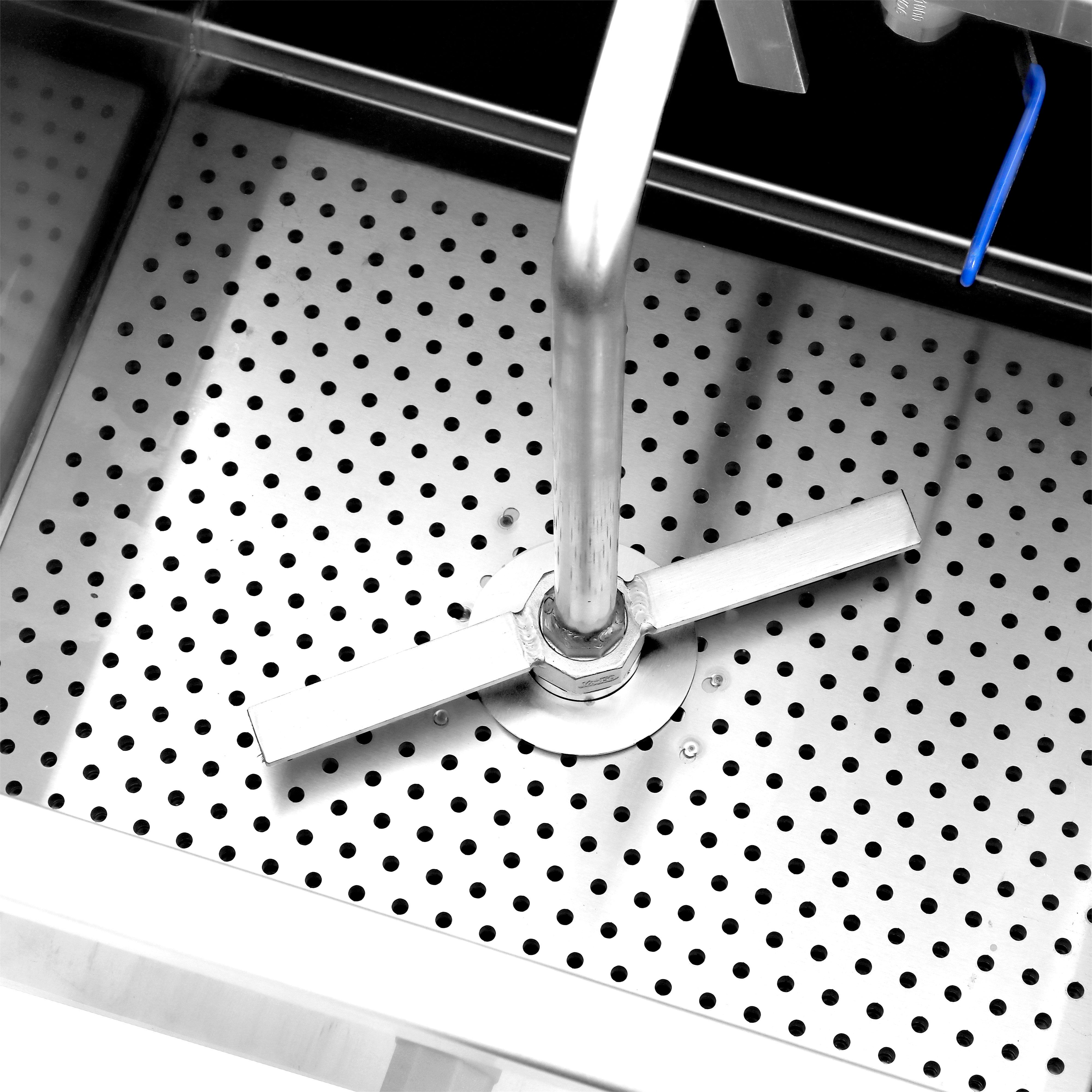 Filtre à huile de friture avec robinet de vidange – 48 litres/minute – 550 watts