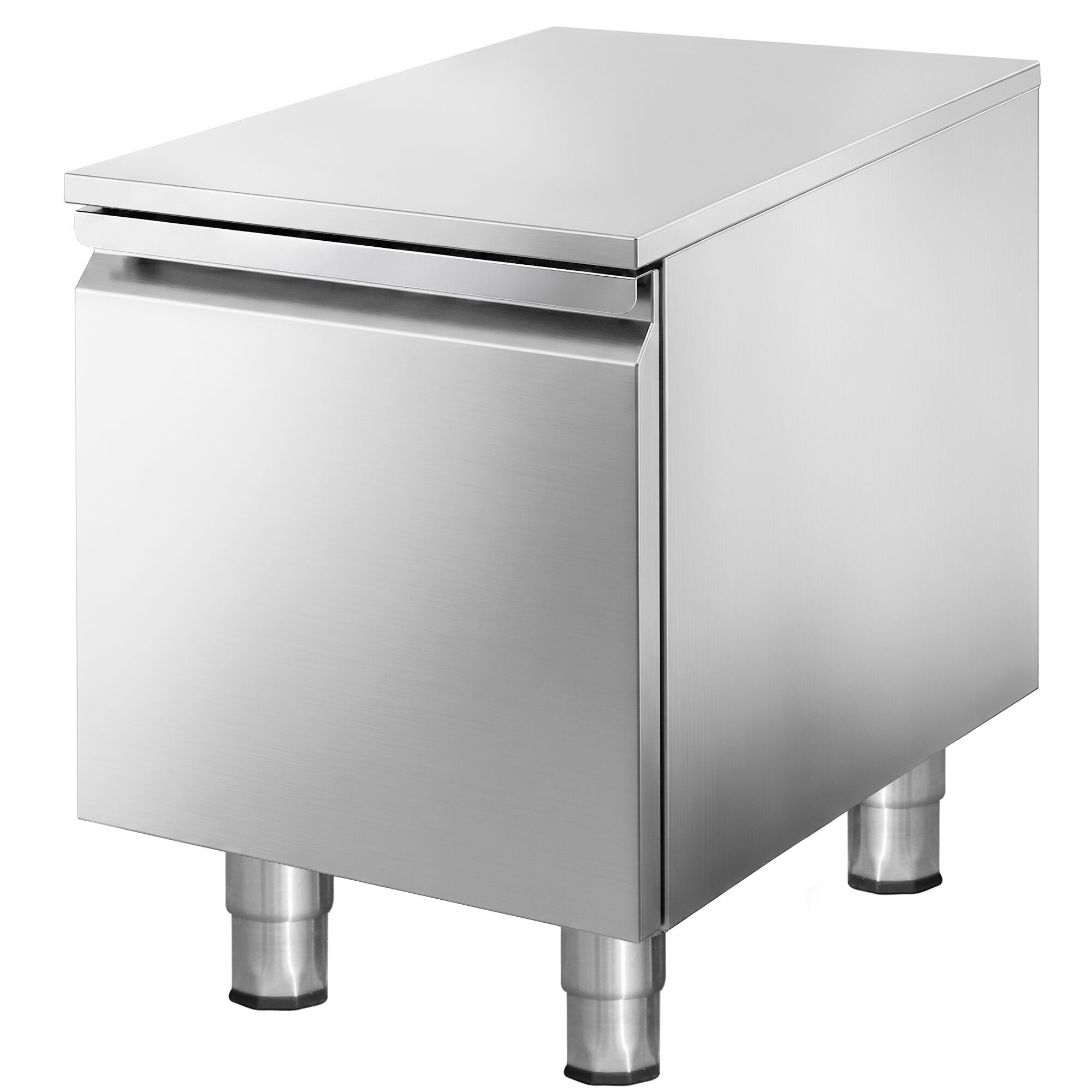 Caisson à tiroirs - Acier inoxydable - Professionnel - GN 1/1 - avec 1 tiroirs - 400x620mm